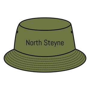 NORTH STEYNE Bucket Hat with Custom Northern Beaches Logo Design Printify