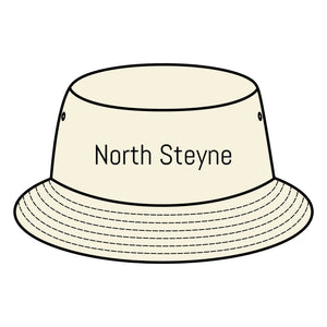 NORTH STEYNE Bucket Hat with Custom Northern Beaches Logo Design Printify
