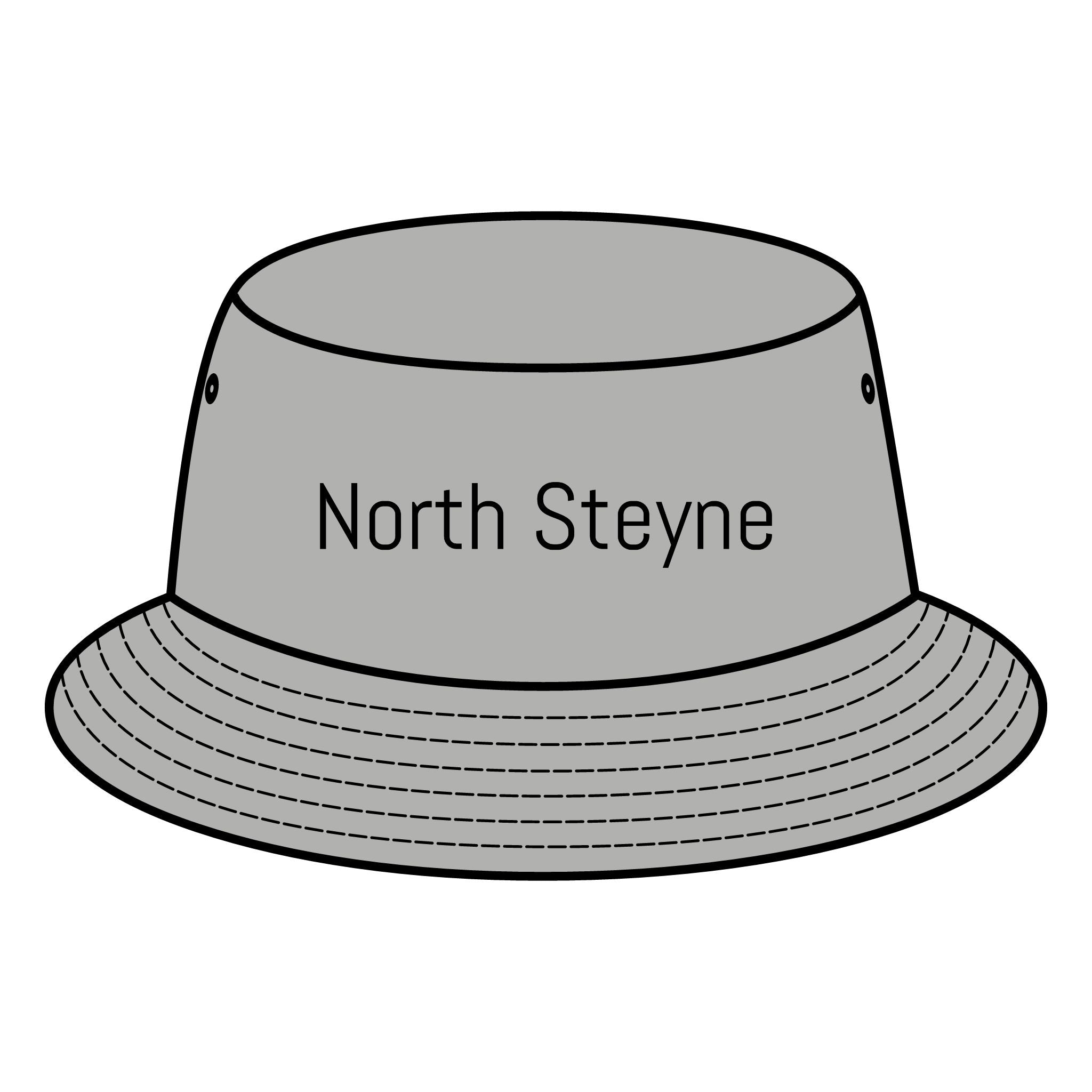 NORTH STEYNE Bucket Hat with Custom Northern Beaches Logo Design Printify