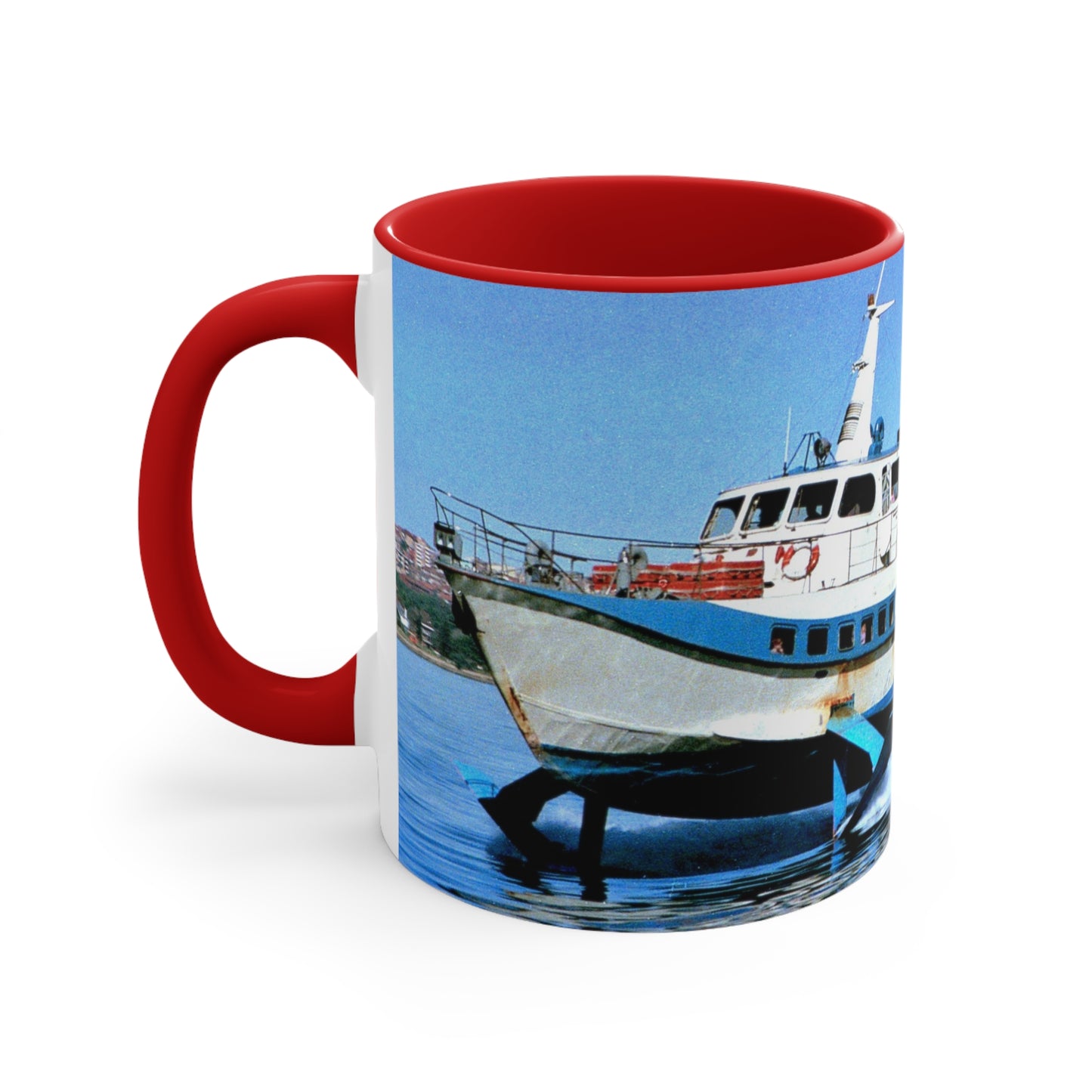Coffee Tea Cup with the Manly Hydrofoil 'Long Reef' + free Postage