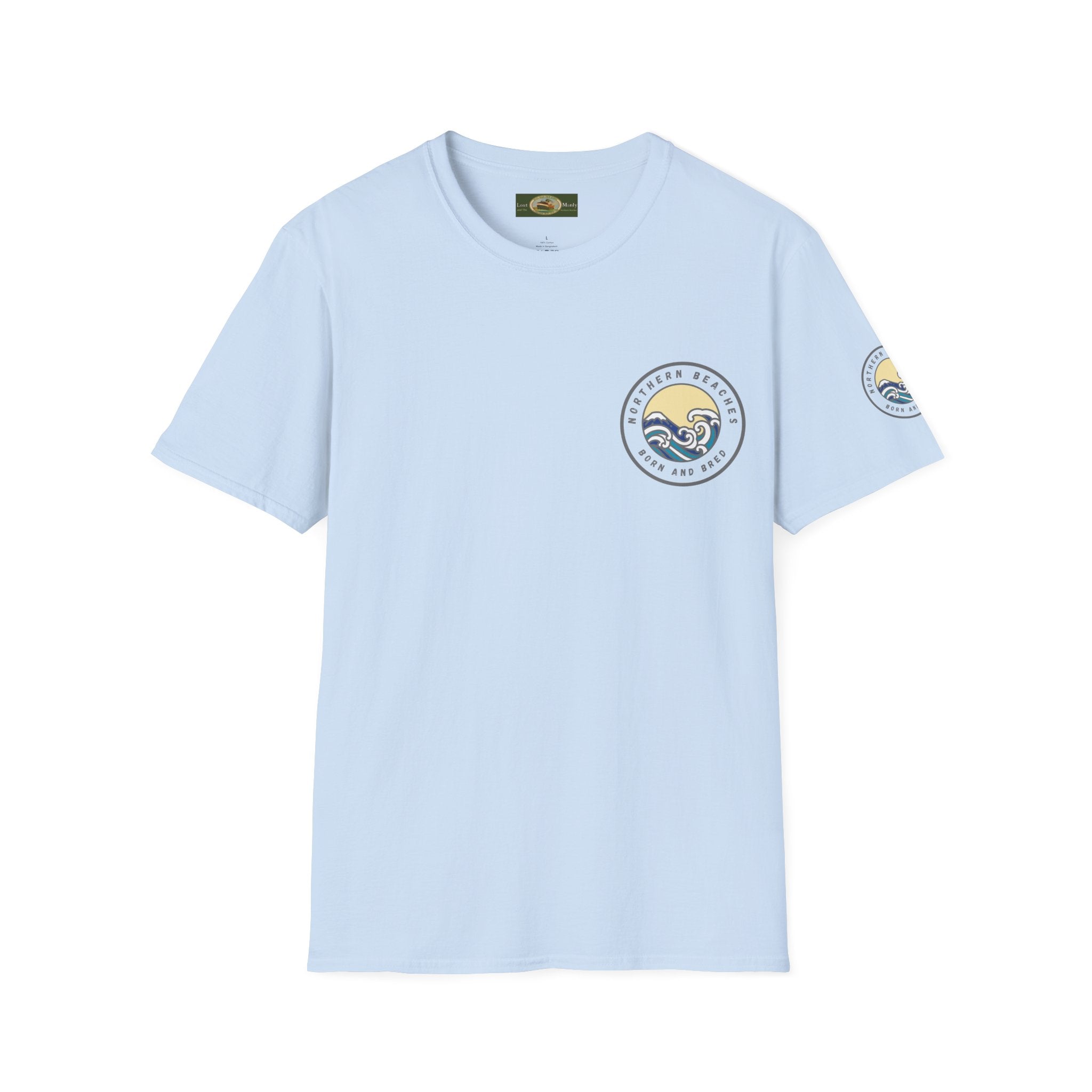 Northern Beaches Born and Bred Unisex T-Shirt Printify