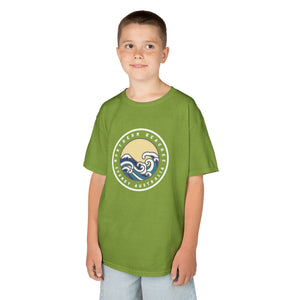 Ocean Wave Kids Cotton Tee – Northern Beaches logo 