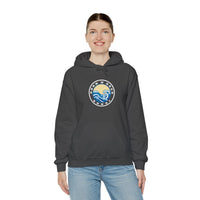 Hoodie with free Canva custom design logo front back Bondi bnb/Bilgola 