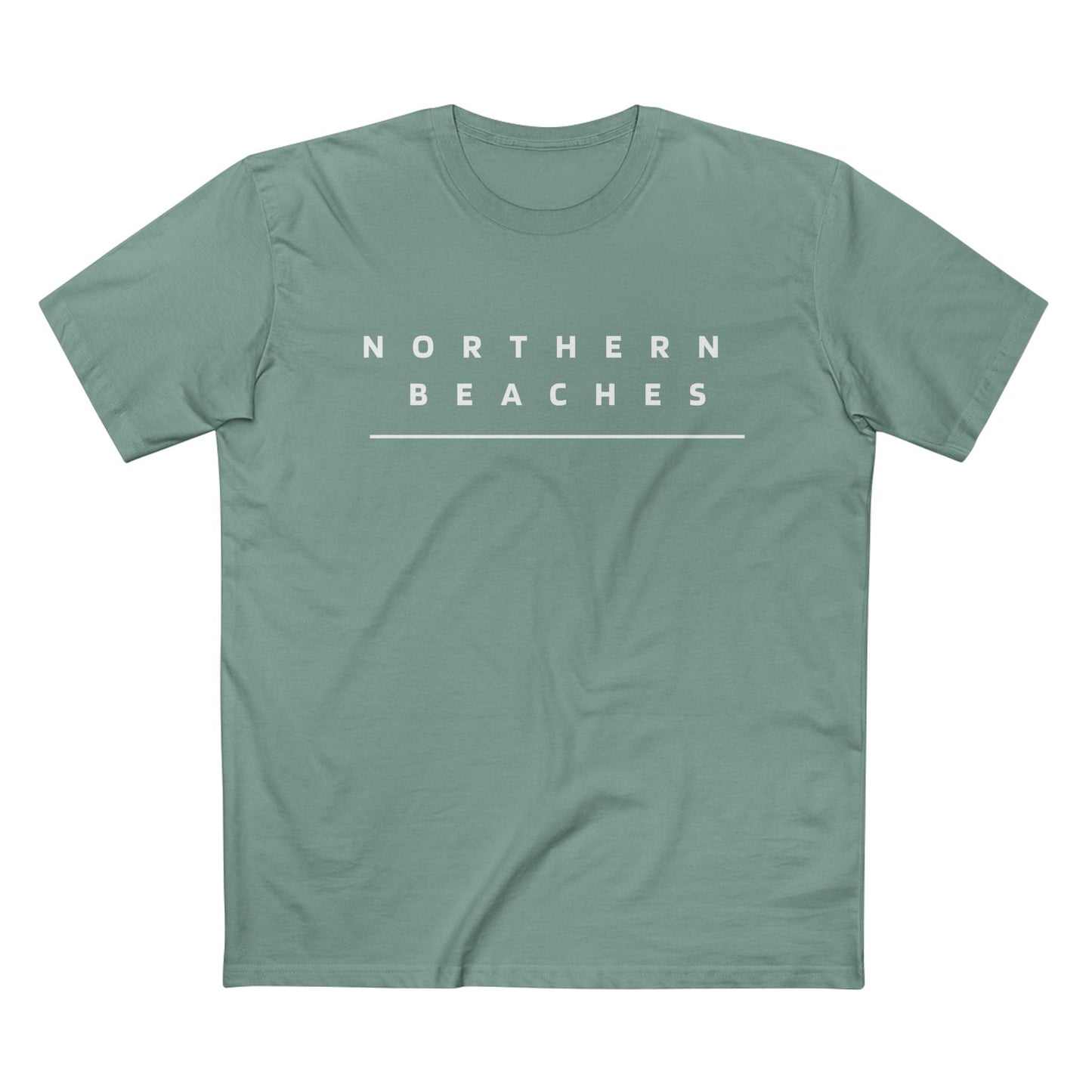Northern Beaches custom Logo front/back Design Adult T-Shirt 