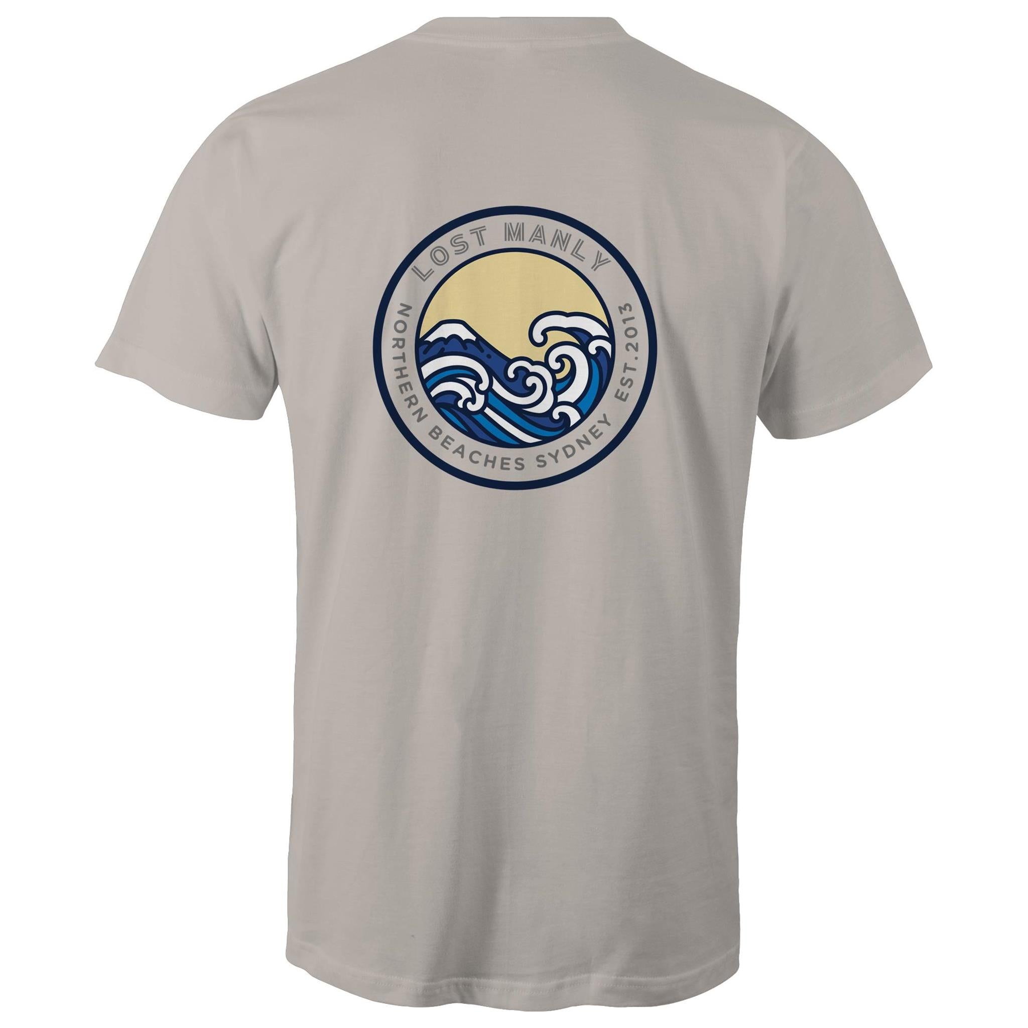 Lost Manly Northern Beaches Sydney Australia Printed Logo T-Shirt Ogo Merch