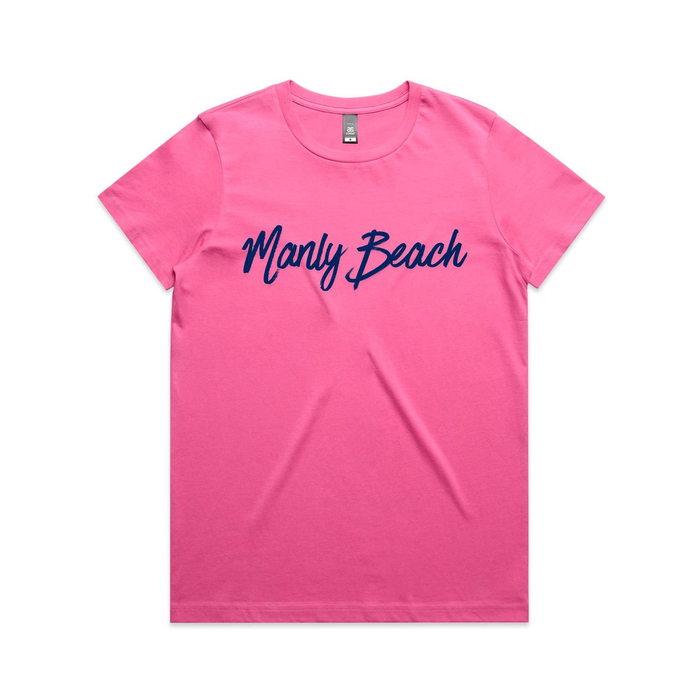 Lost Manly custom logo Manly Beach edition AS Colour Women's Maple Tee - Lost Manly Shop