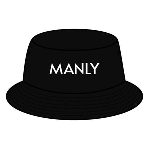 MANLY Bucket Hat with Custom Northern Beaches Logo Design Printify