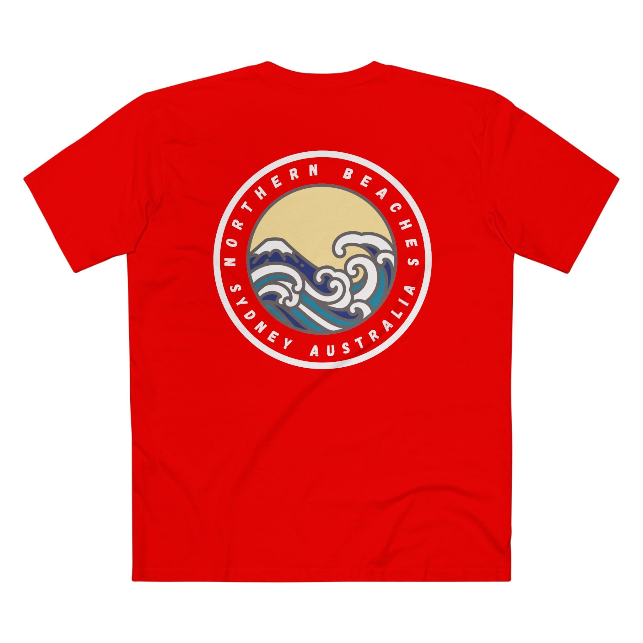 Northern Beaches front/back Logo Adult T-Shirt 