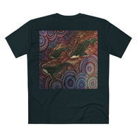 Northern Beaches Sydney Australia Whales at Long Reef Art Printed T-Shirt Printify