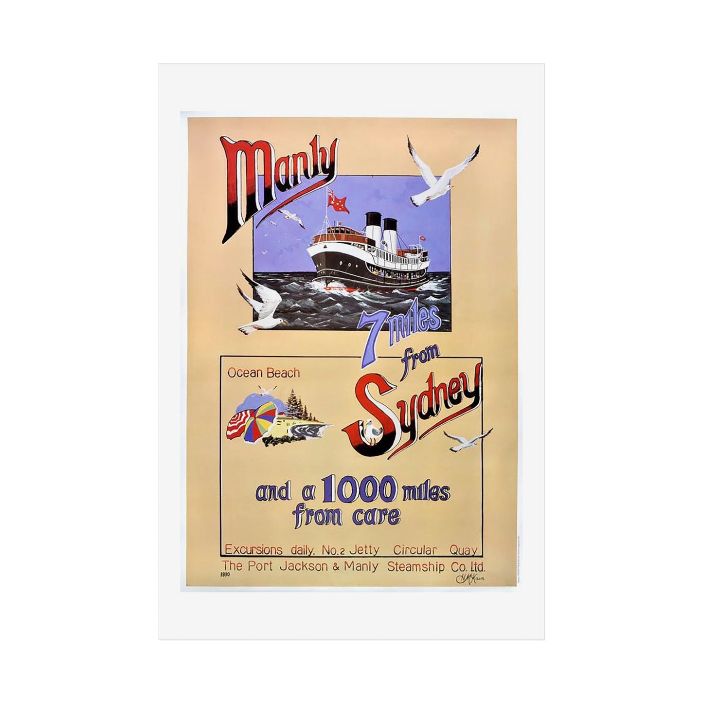 Lost Manly Customised Posters - Nautical Wall Art Print - Order Here, Special Requests Taken Here - Domestic and International Orders 