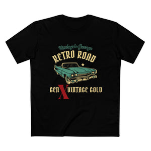 Gen X Vintage Gold Graphic Tee - Nostalgic Gen X T-Shirt, Vintage Style Tee, Gift for Generation X, Casual Wear, Retro Shirt 