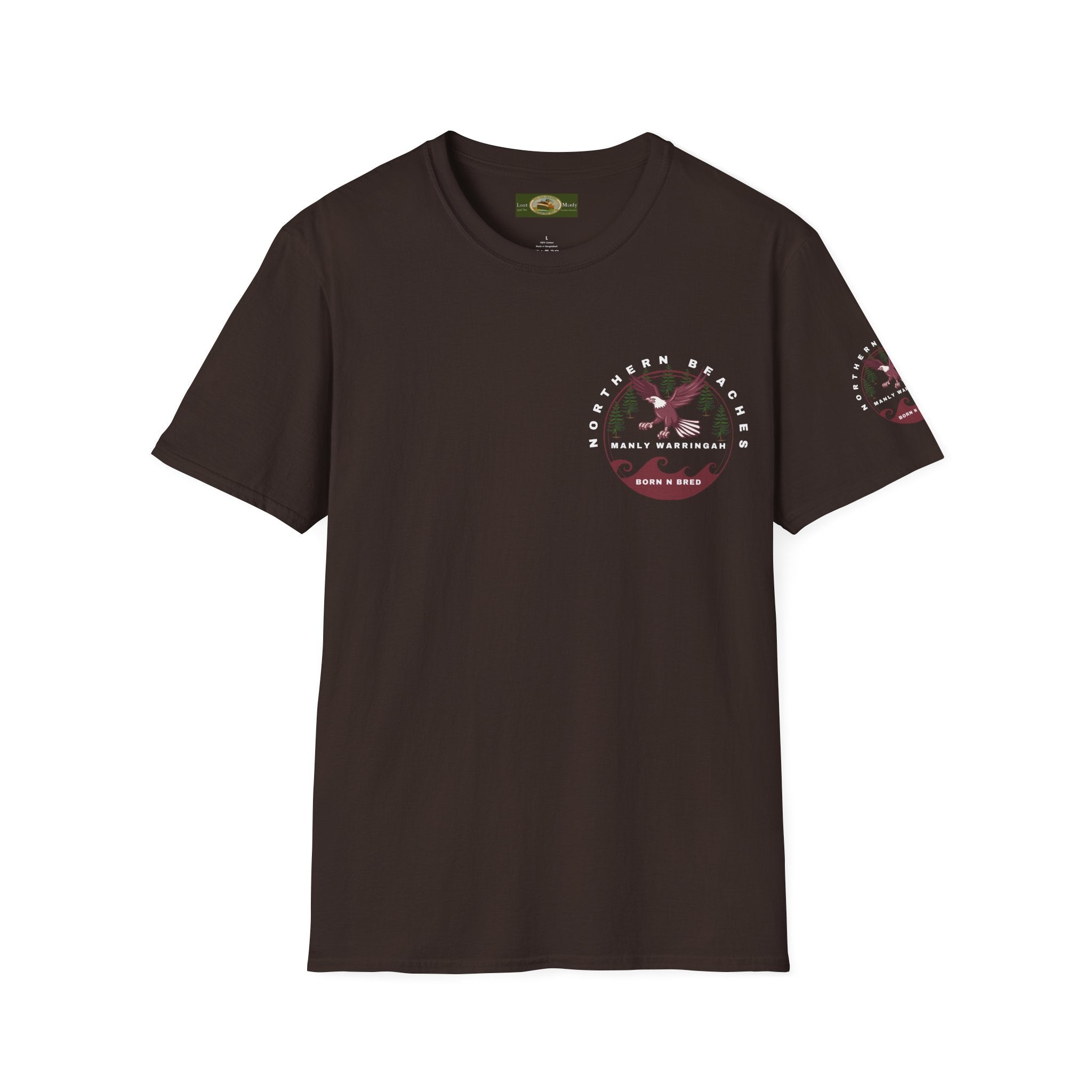 Manly Warringah Born and Bred Unisex T-Shirt Printify