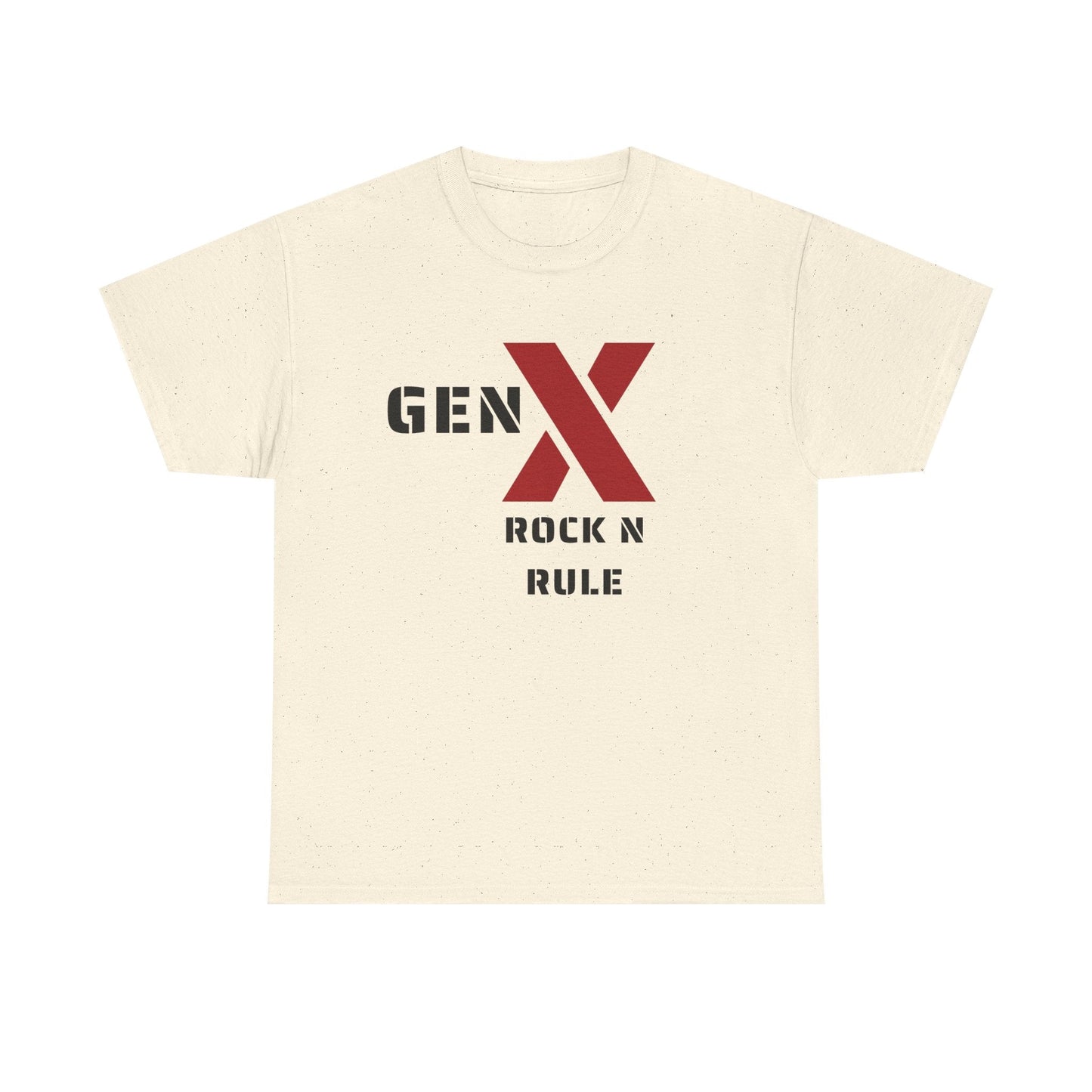 Gen X Rock N Rule Unisex Tee - Vintage Style Music T-Shirt, Casual Wear, Gift for Gen X, Music Lovers, Nostalgia Apparel 
