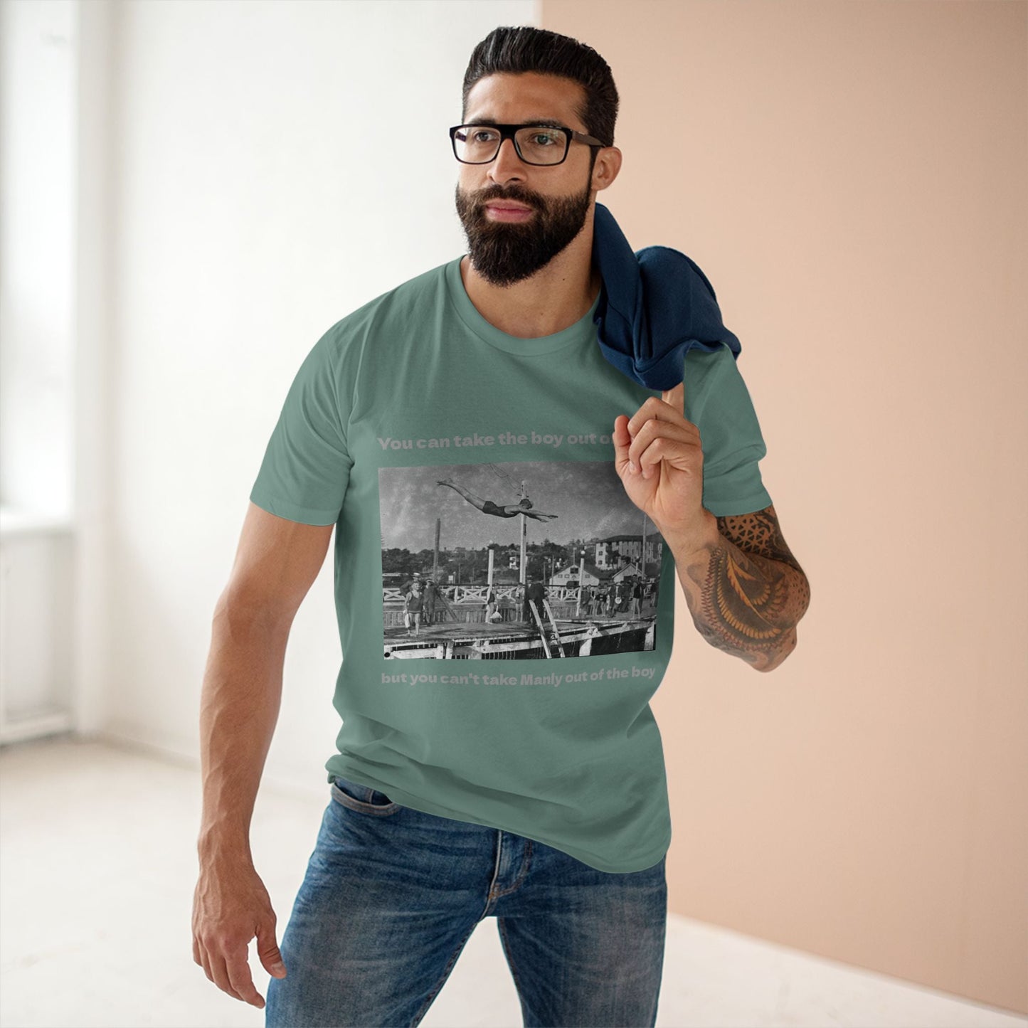 Vintage Print custom logo T-Shirt 
