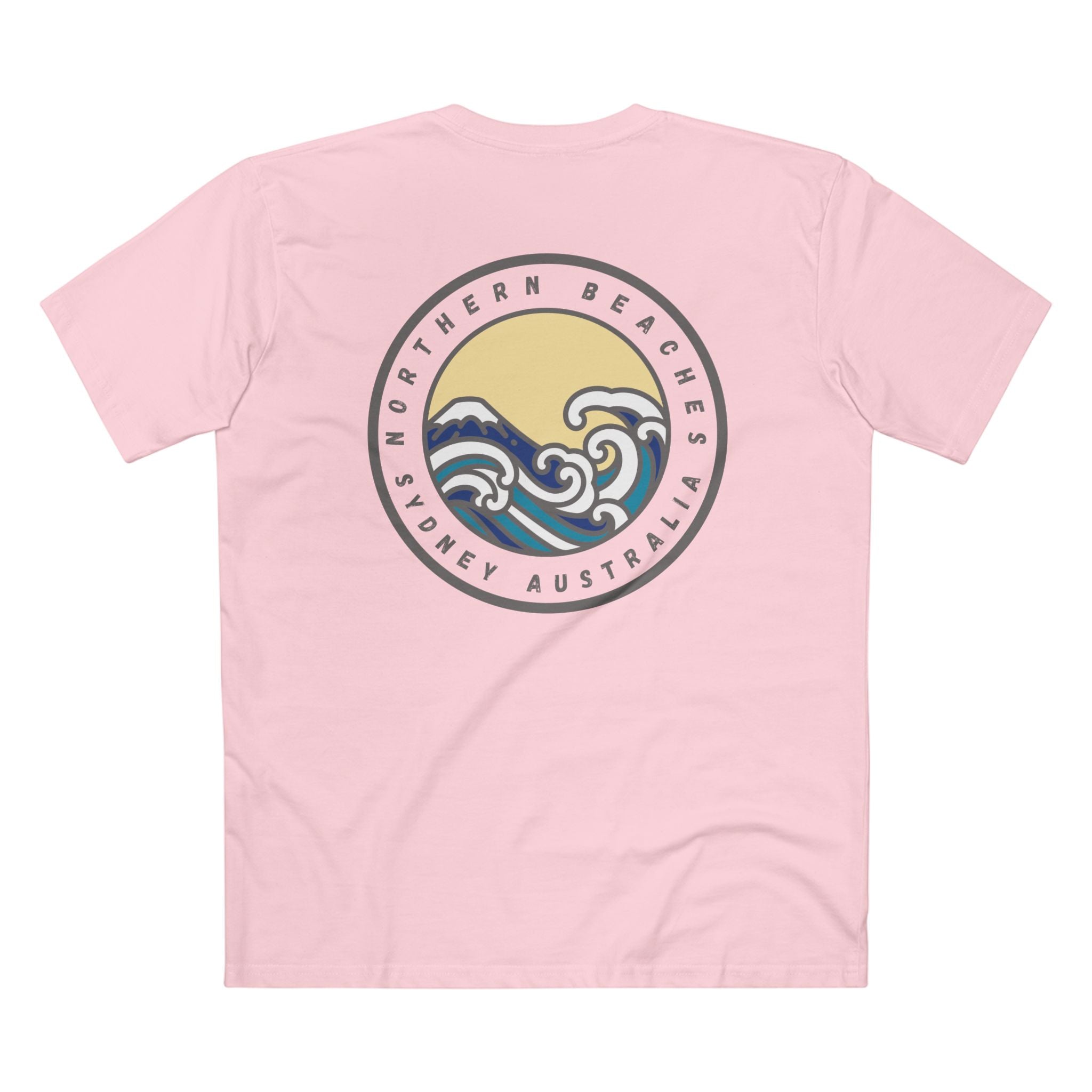 Northern Beaches front/back Logo Adult T-Shirt 