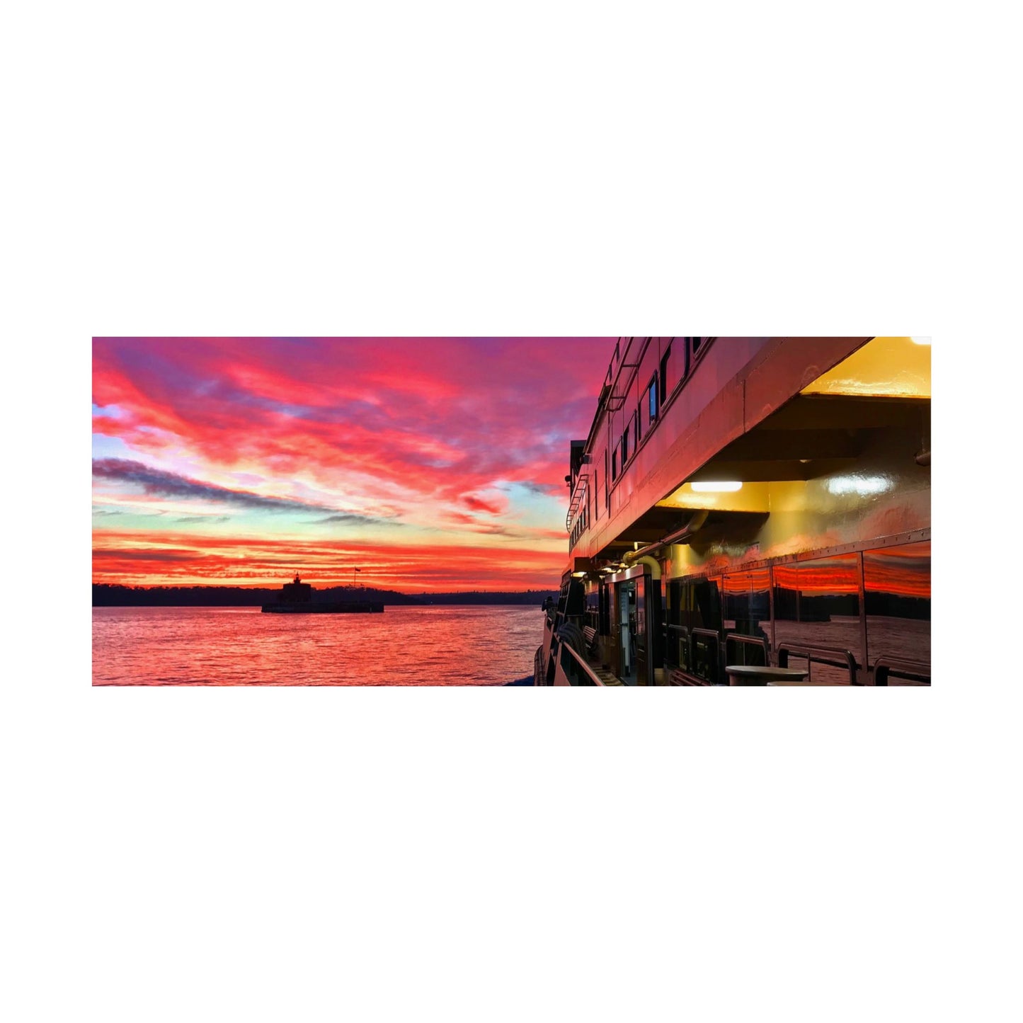 Manly Ferry Sunset Ride – Sydney Harbour Poster | Haig Gilchrist Photography - Lost Manly Shop