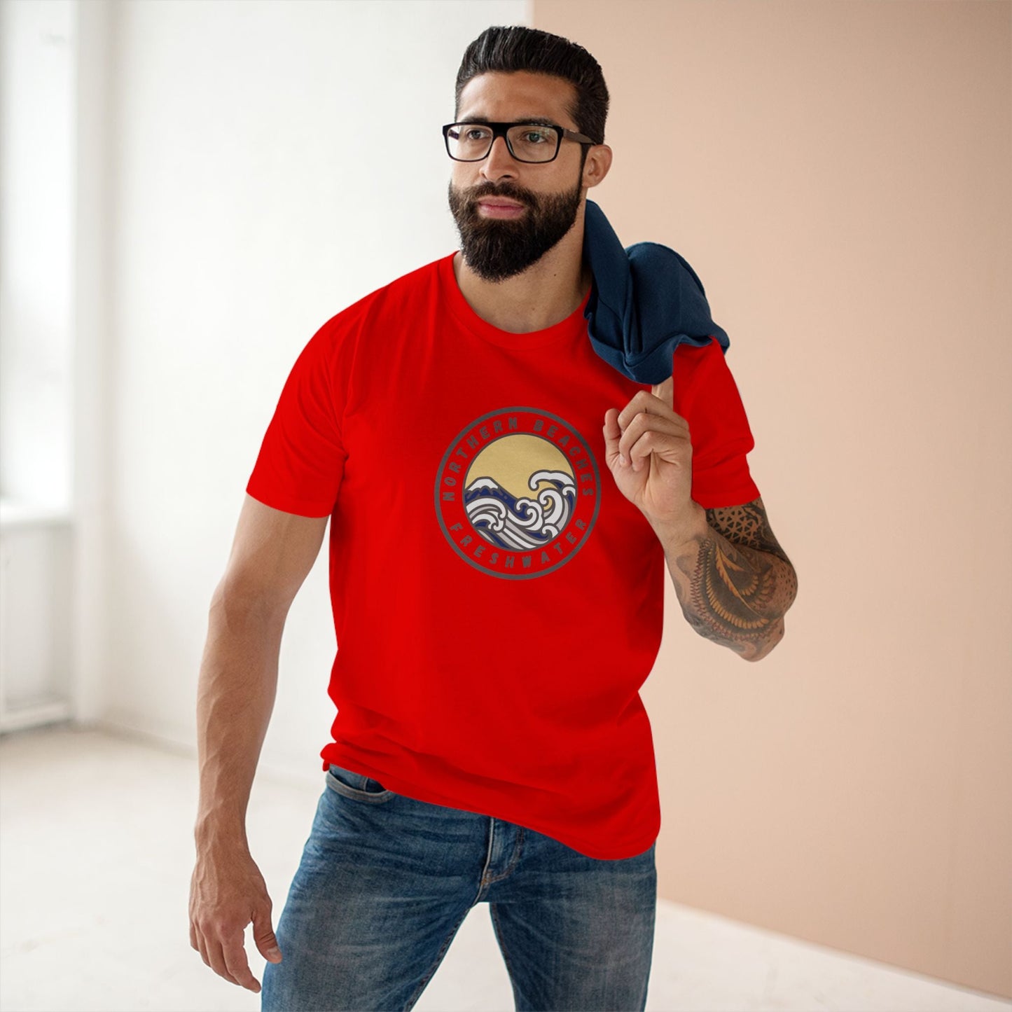 Northern Beaches Sydney Australia custom logo T-Shirt Printify