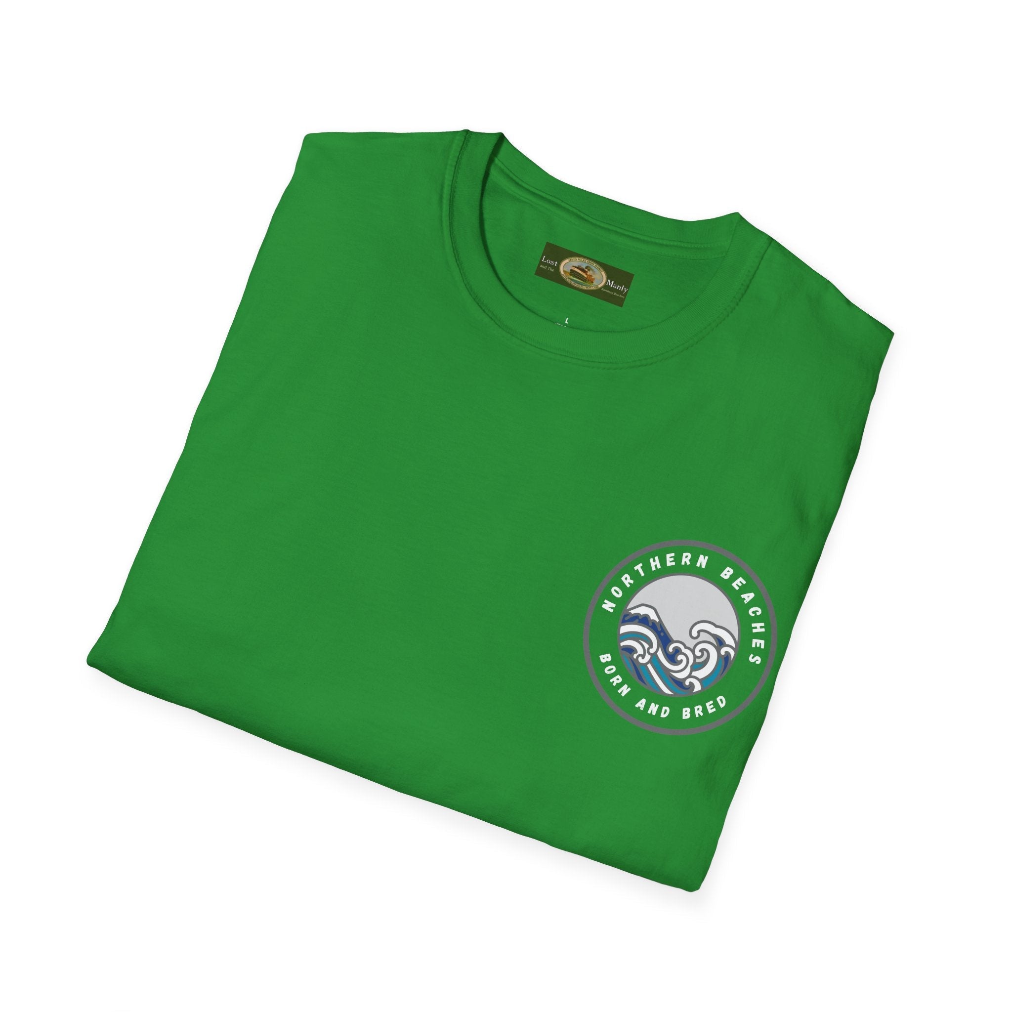 Northern Beaches Born and Bred Unisex T-Shirt Printify