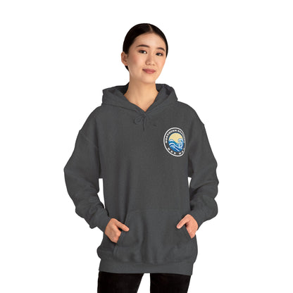 Lost Manly custom Northern Beaches Dee Why front and back logo edition Hoodie - Lost Manly Shop