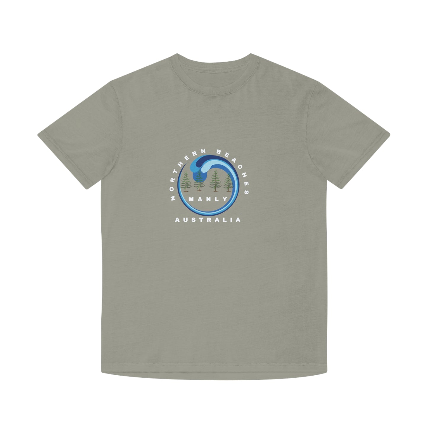 Faded cotton T-Shirt Northern Beaches Manly Australia logo