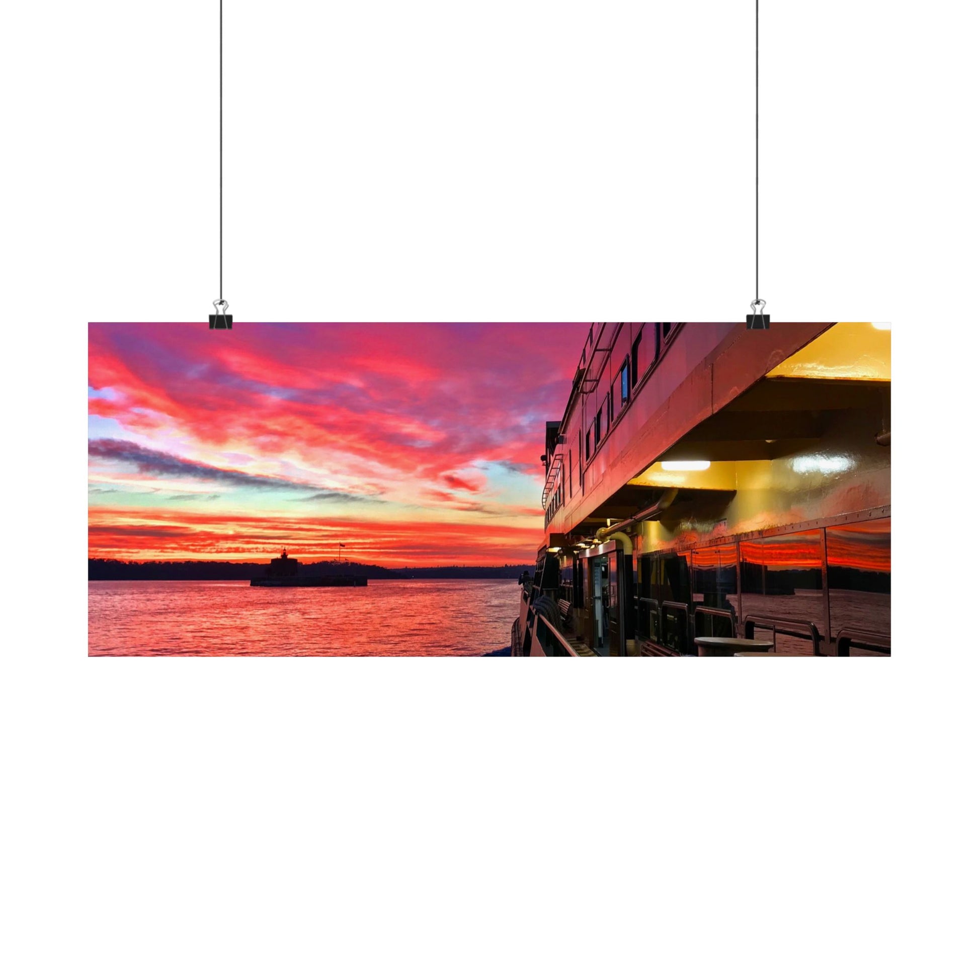 Manly Ferry Sunset Ride – Sydney Harbour Poster | Haig Gilchrist Photography - Lost Manly Shop
