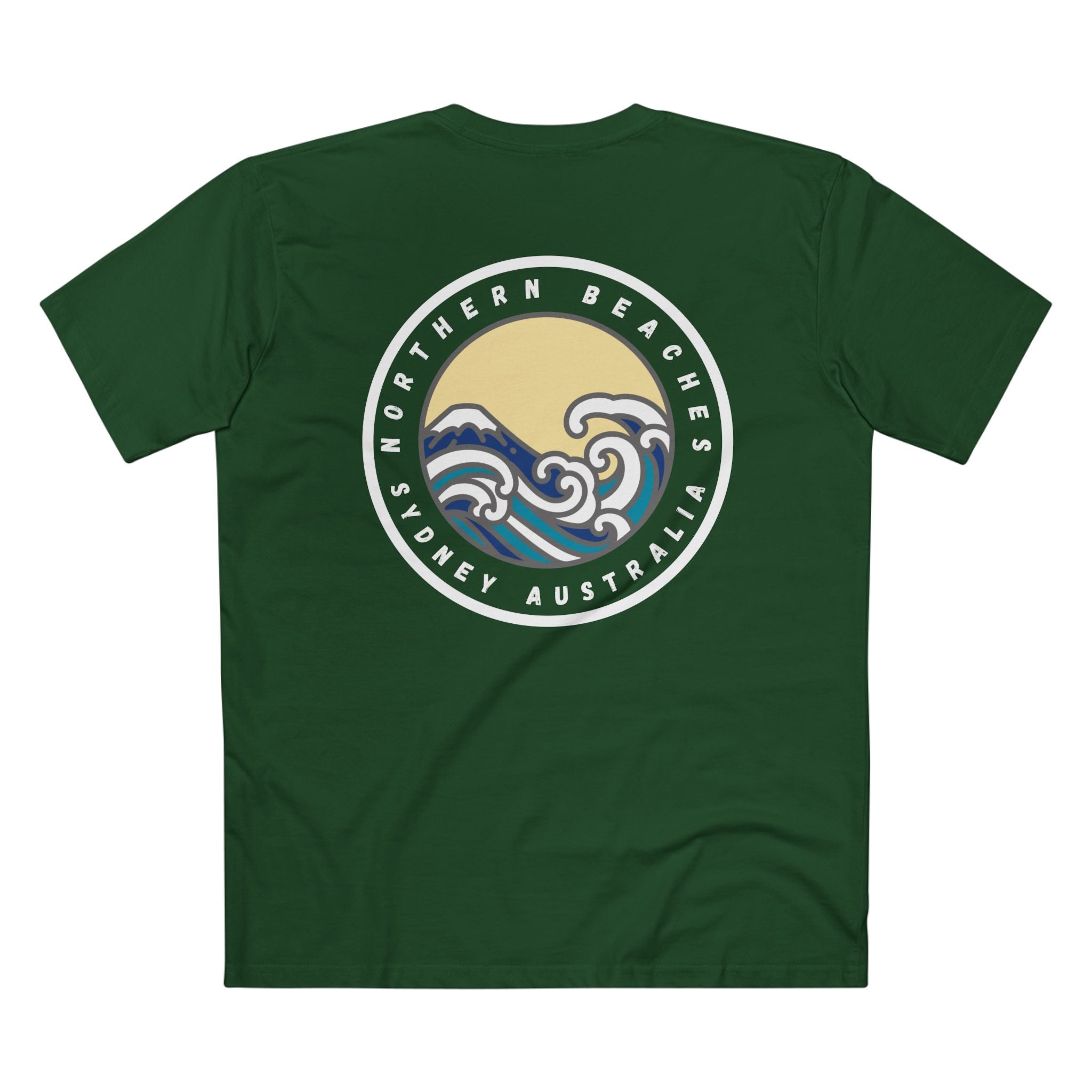 Northern Beaches front/back Logo Adult T-Shirt 