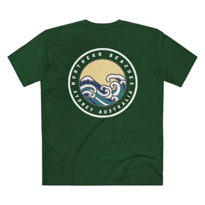 Northern Beaches front/back Logo Adult T-Shirt 