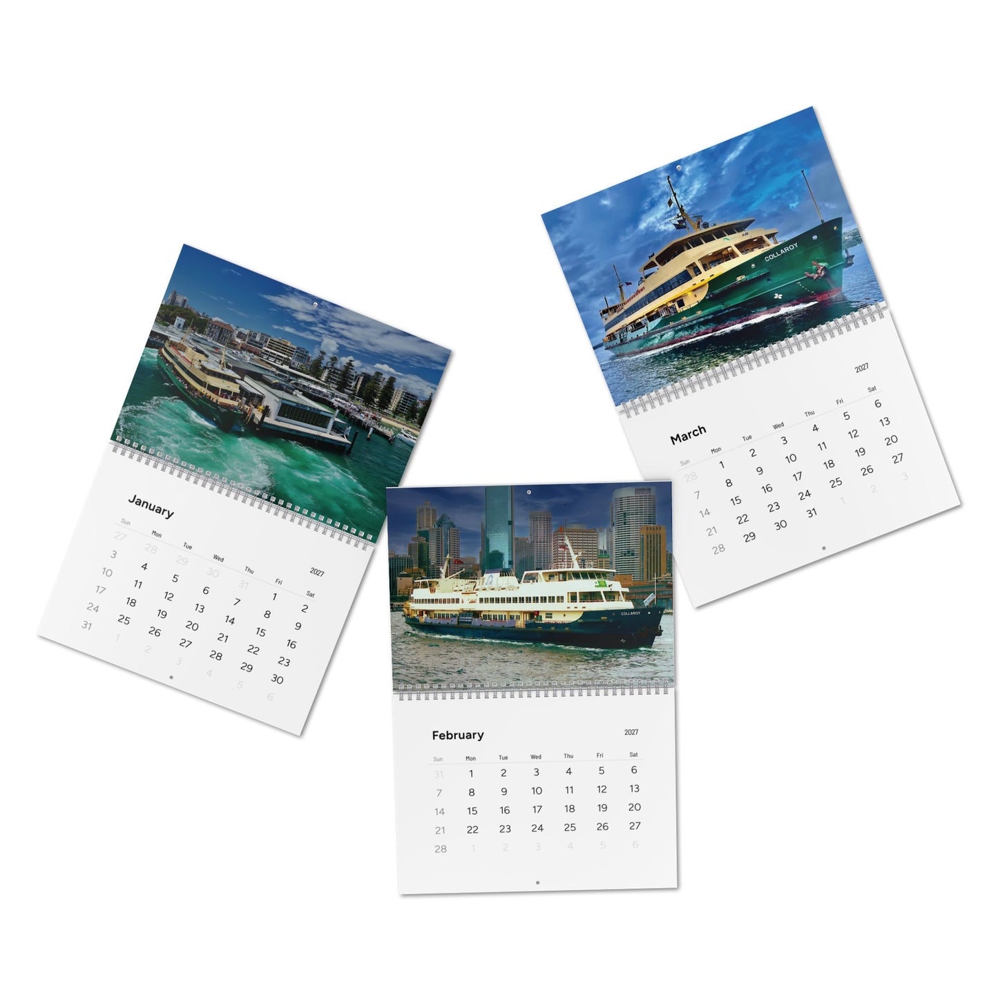 MV Collaroy 2027 Wall Calendar – Celebrating a Sydney Harbour Icon