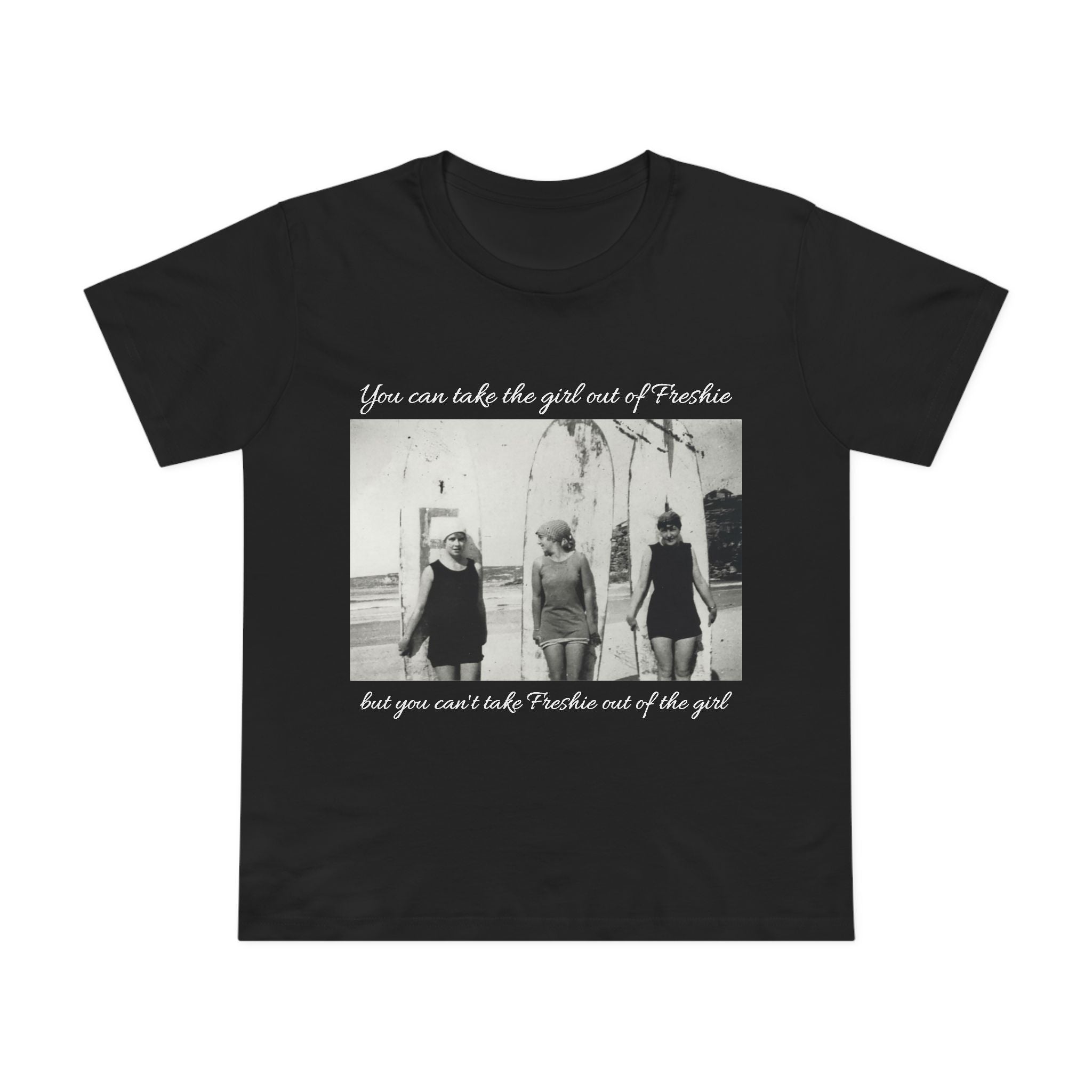 Vintage Women’s Maple Tee - ‘You Can Take the Girl Out of Freshie’ Graphic T-Shirt 