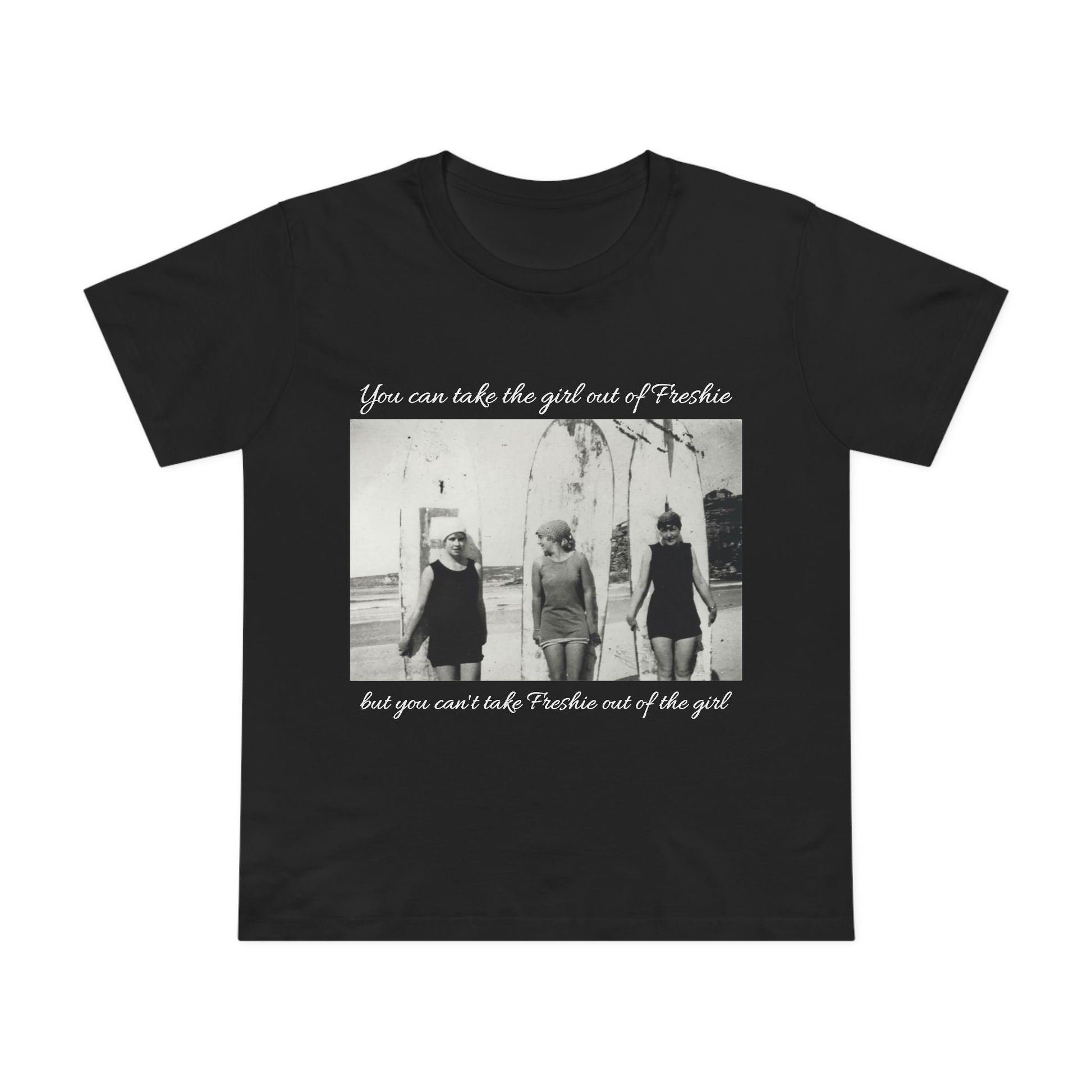 Vintage Women’s Maple Tee - ‘You Can Take the Girl Out of Freshie’ Graphic T-Shirt 