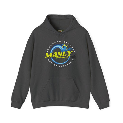Lost Manly custom logo Manly Beach Surf Hoodie – Sydney Australia Vintage Surf Crest Hoodie - Lost Manly Shop