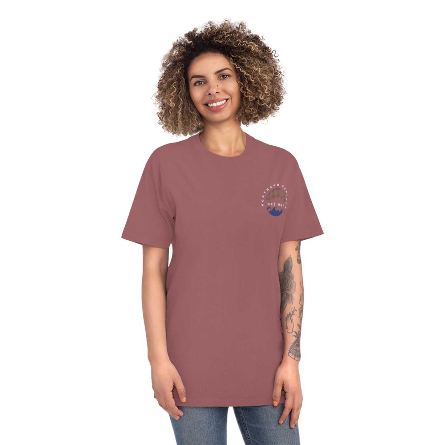 Cotton T-Shirt with Northern Beaches Dee Why