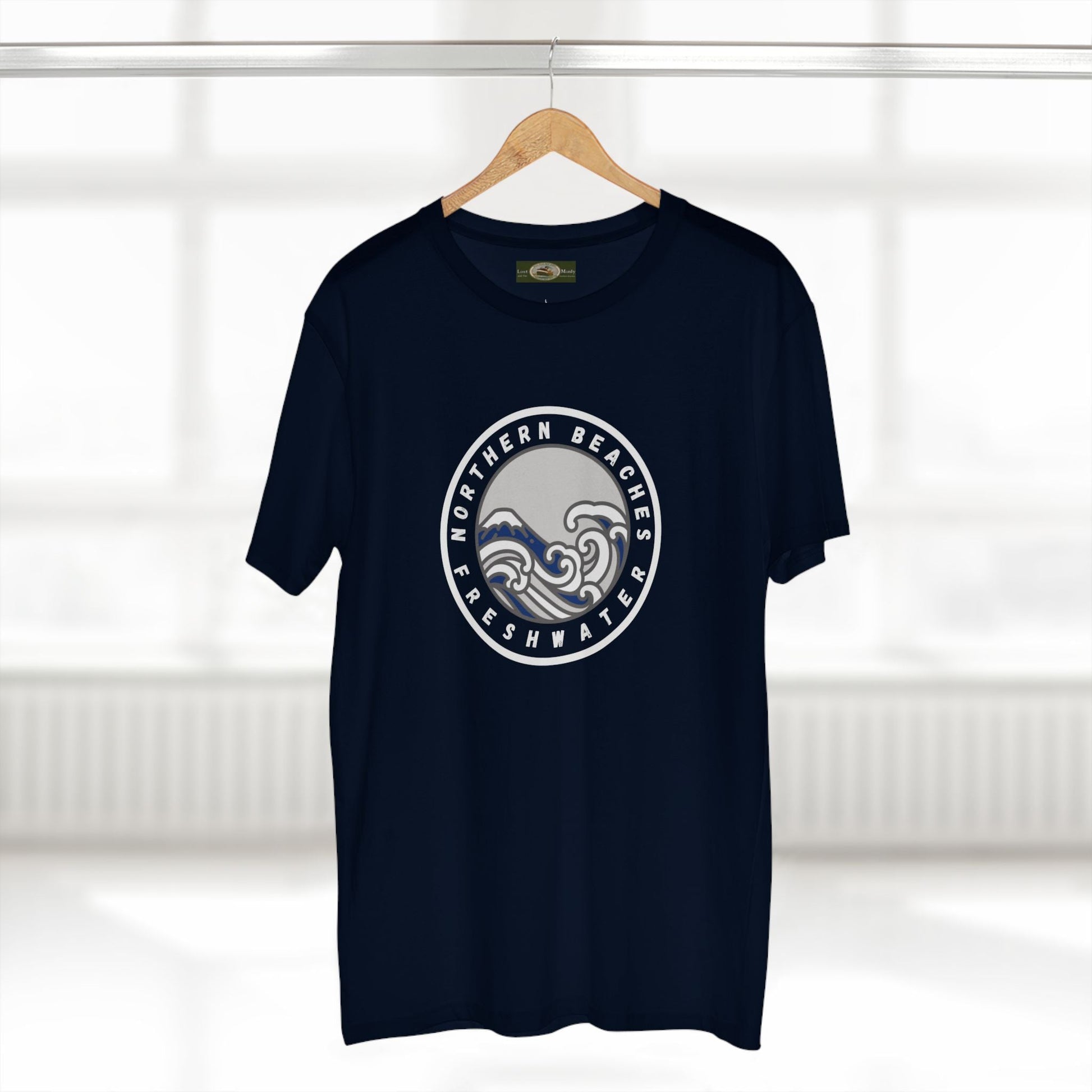 Northern Beaches 'Freshwater' Cotton Tee — Custom Logo Adult T-Shirt 