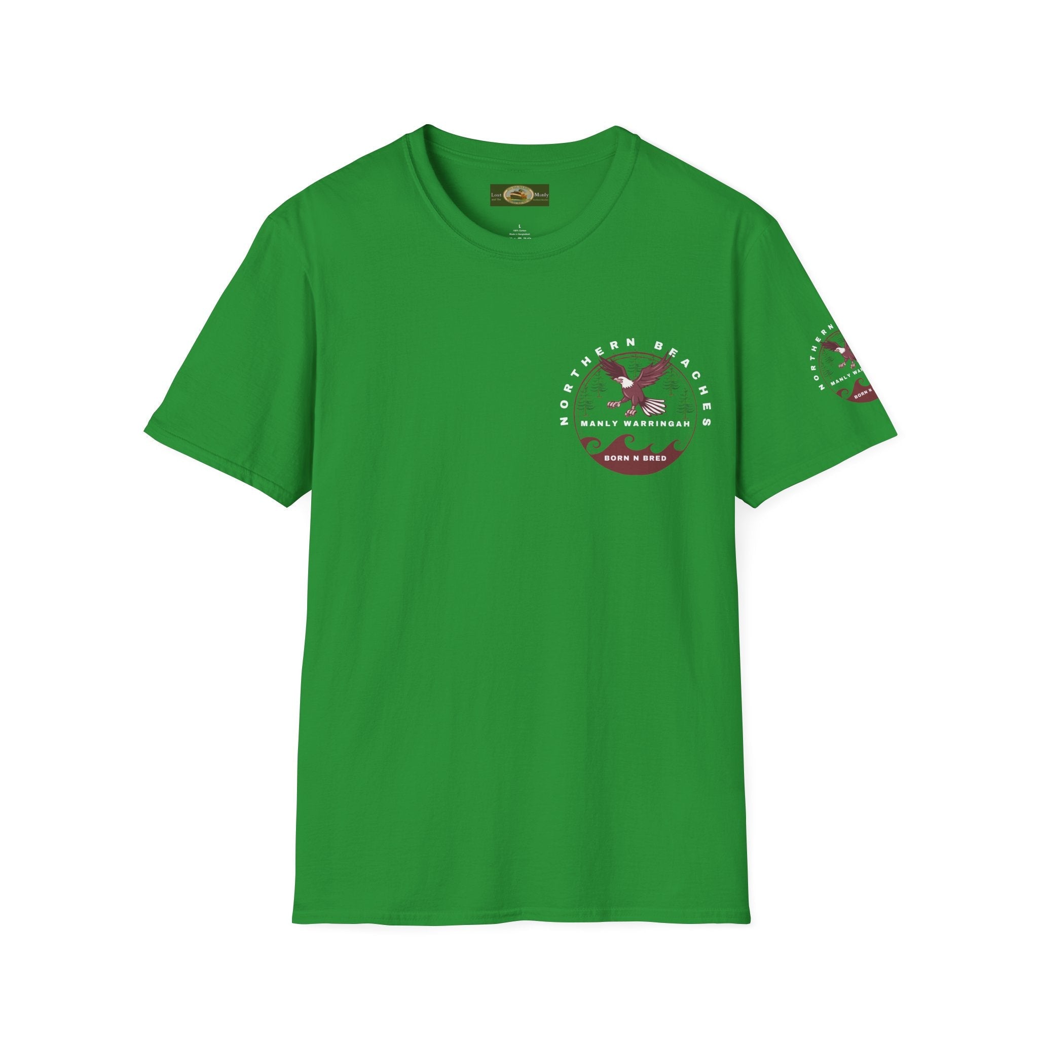 Manly Warringah Born and Bred Unisex T-Shirt Printify
