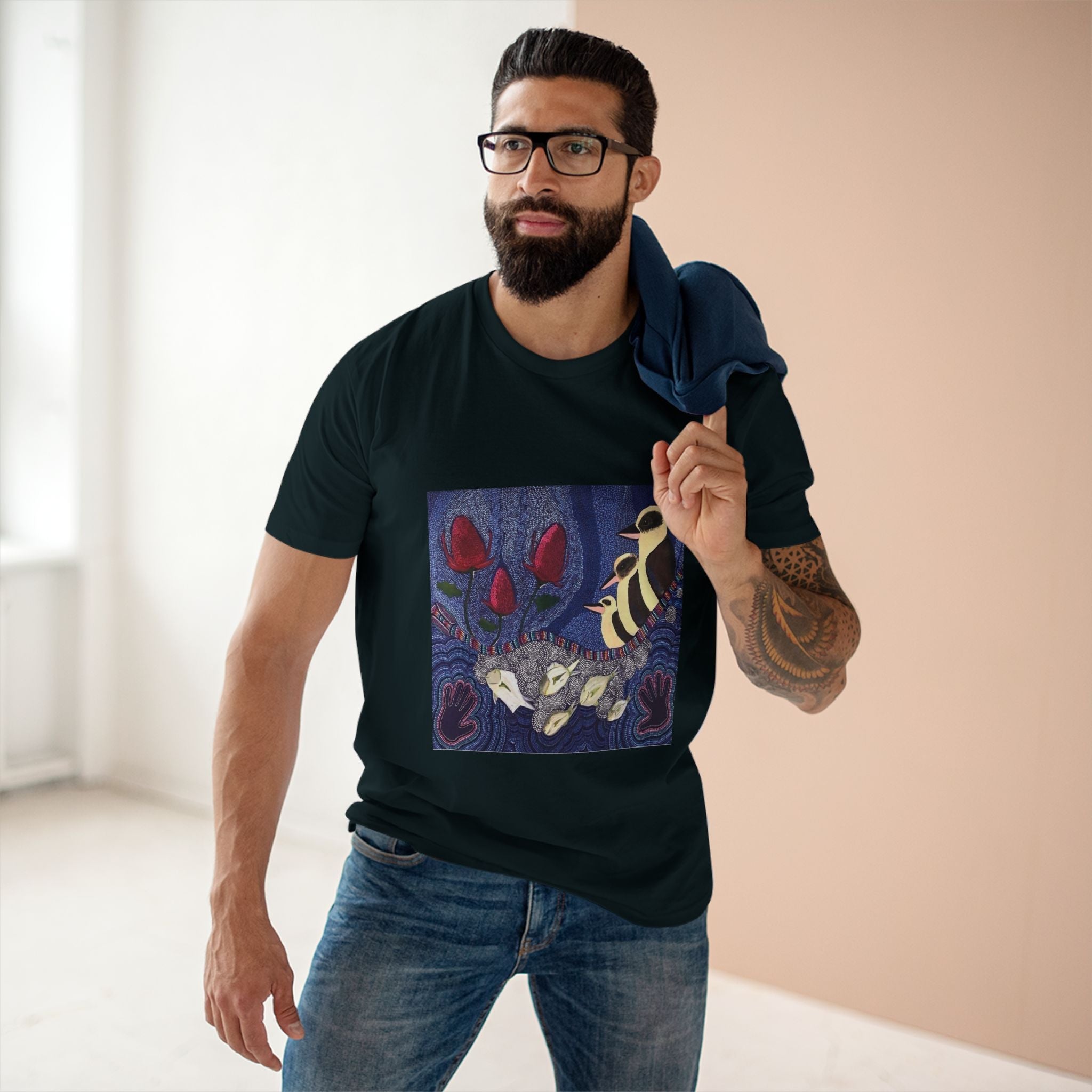 Australian Natives painting Northern Beaches printed T-Shirt Ogo Merch