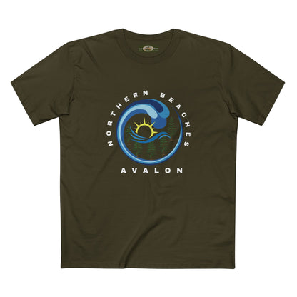 Lost Manly original Northern Beaches Avalon Custom Logo edition T-Shirt - Lost Manly Shop