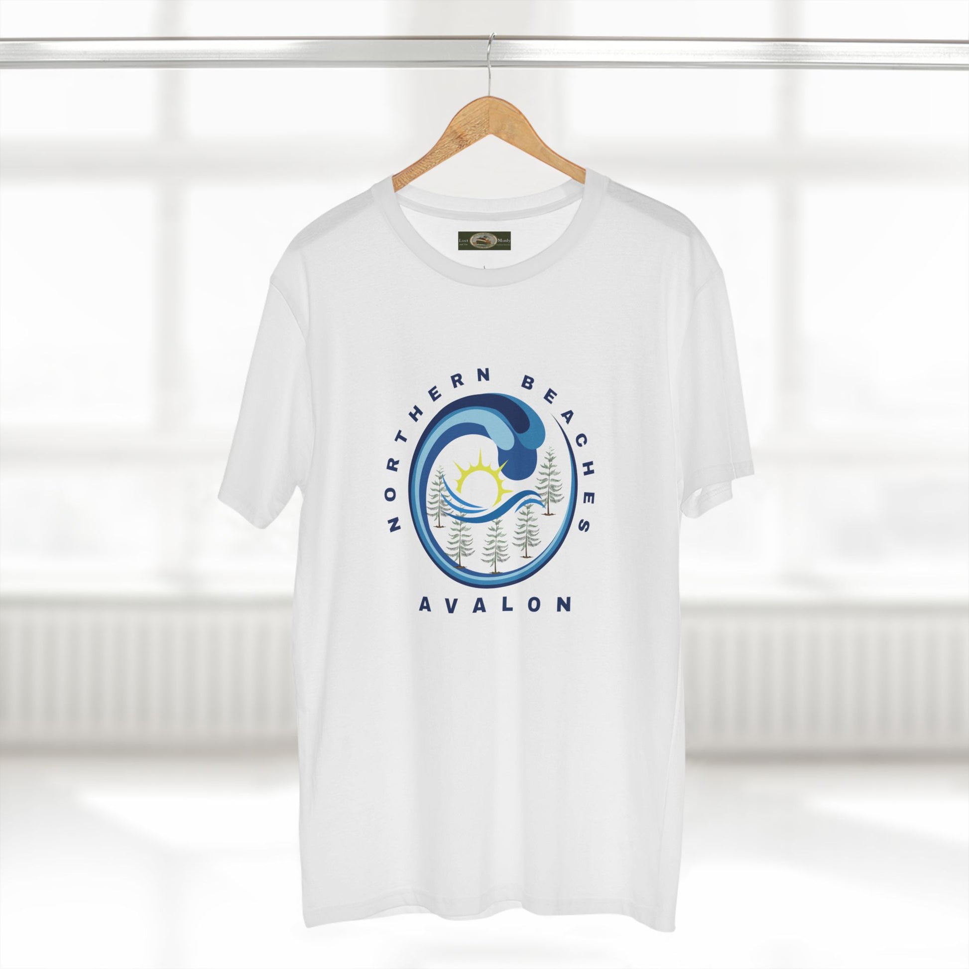 Lost Manly original Northern Beaches Avalon Custom Logo edition T-Shirt - Lost Manly Shop