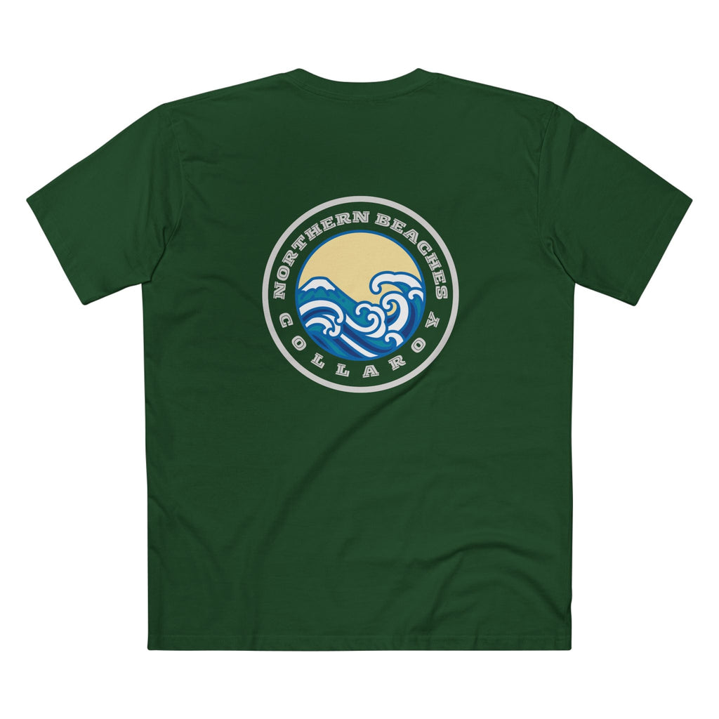 T-Shirt with free Canva custom logo printed front and back Bondi/Collaroy 