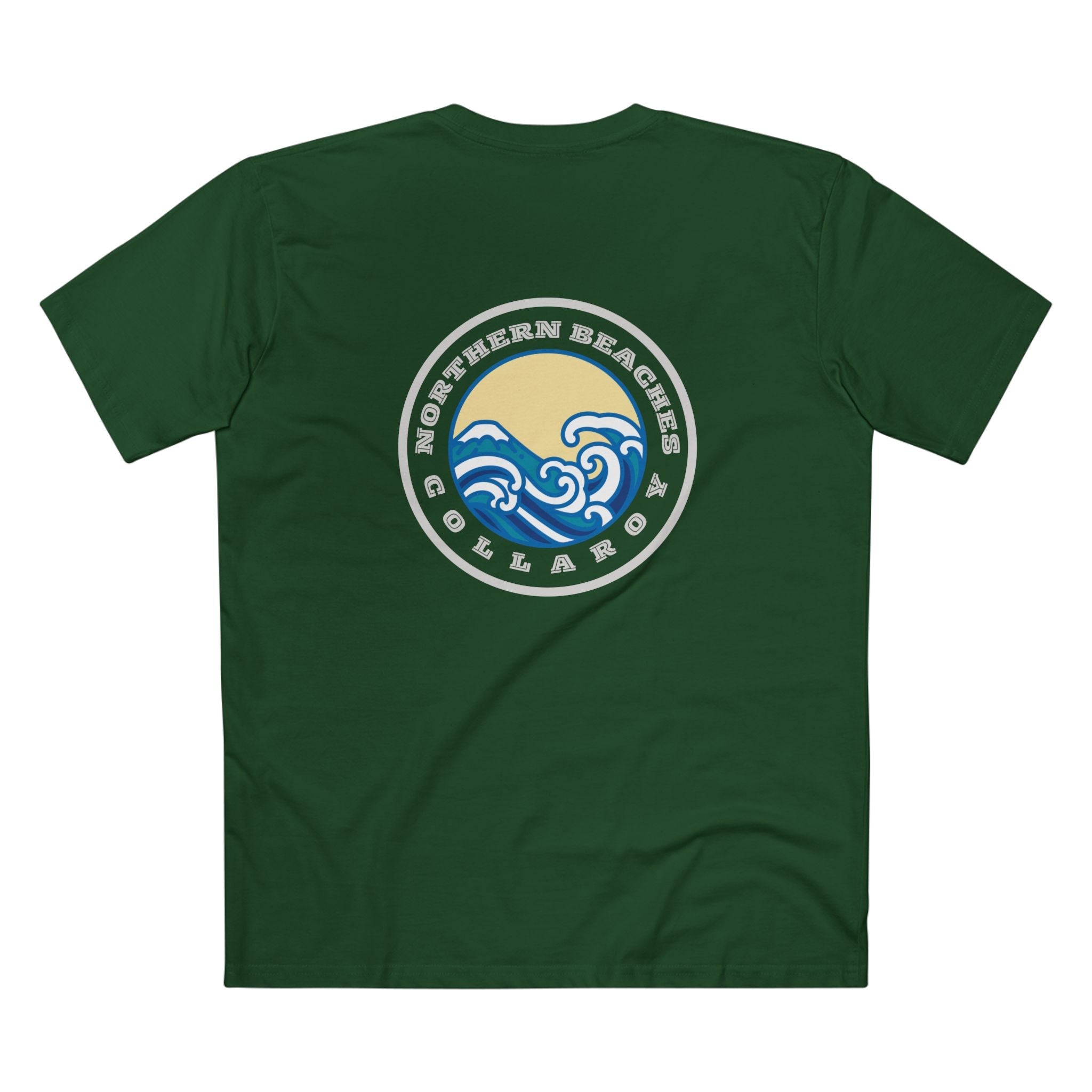 T-Shirt with free Canva custom logo printed front and back Bondi/Collaroy 