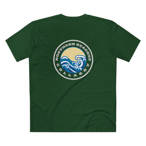 T-Shirt with free Canva custom logo printed front and back Bondi/Collaroy 