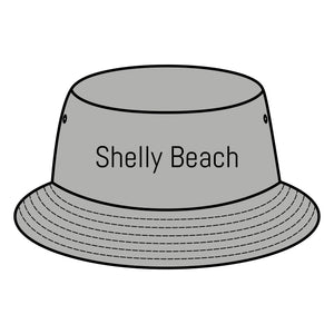 SHELLY BEACH Bucket Hat Custom Northern Beaches Logo Design Printify
