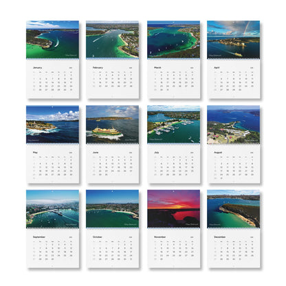 Magnificent Sydney Harbour Birdseye View Wall Calendar 2026 