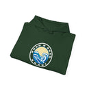 Hoodie with free Canva custom design logo front back Bondi bnb/Bilgola 