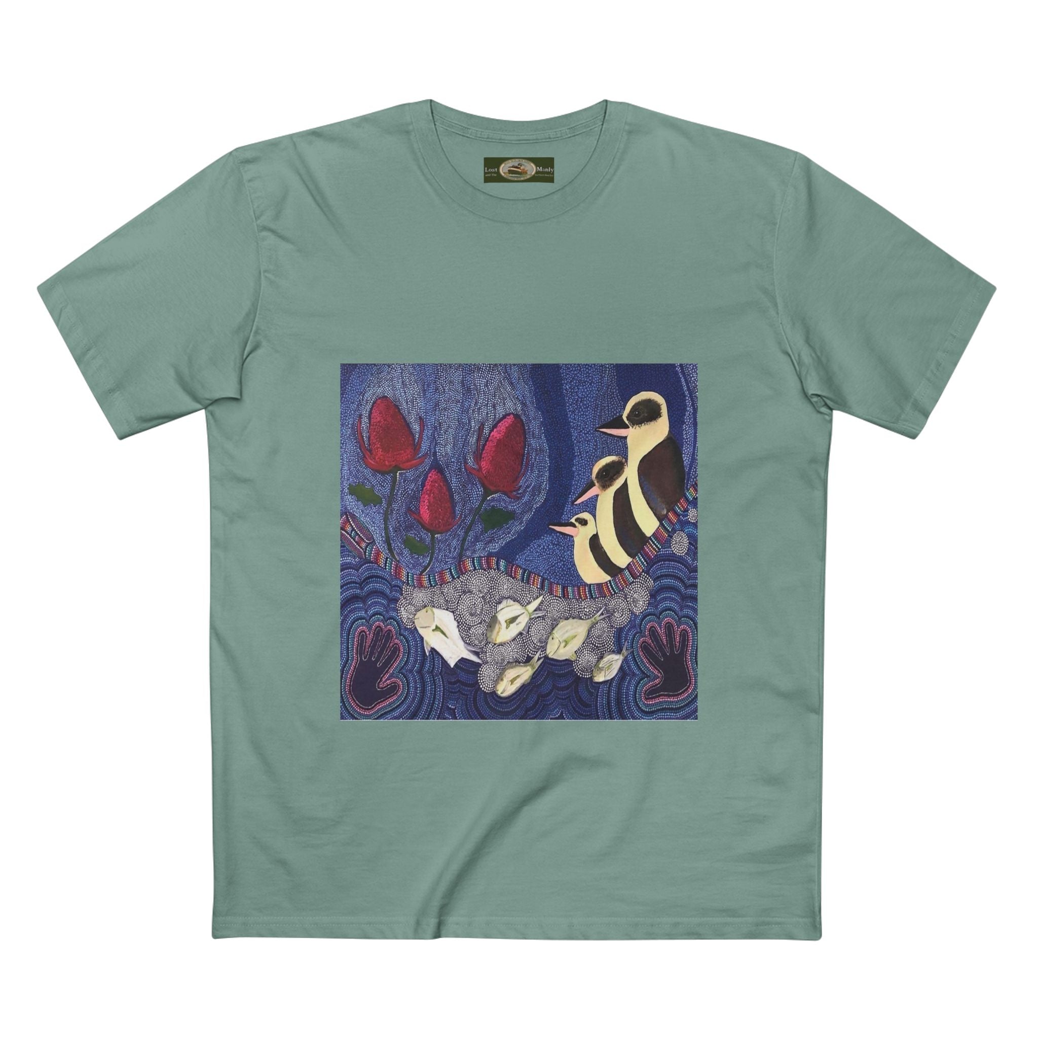 Australian Natives painting Northern Beaches printed T-Shirt Ogo Merch