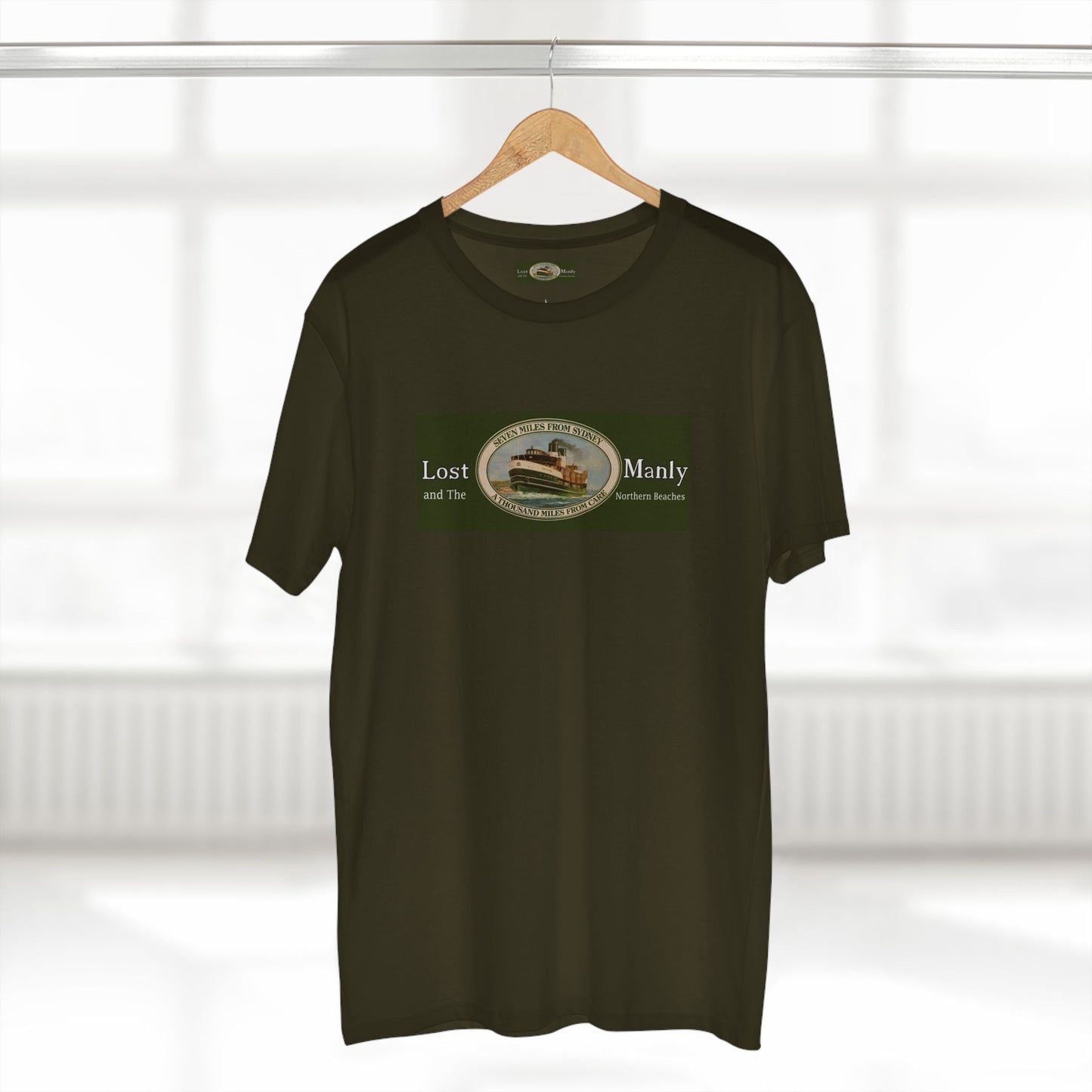 Lost Manly T-Shirt Original Lost Manly Trademark Custom Logo Limited Edition - Lost Manly Shop