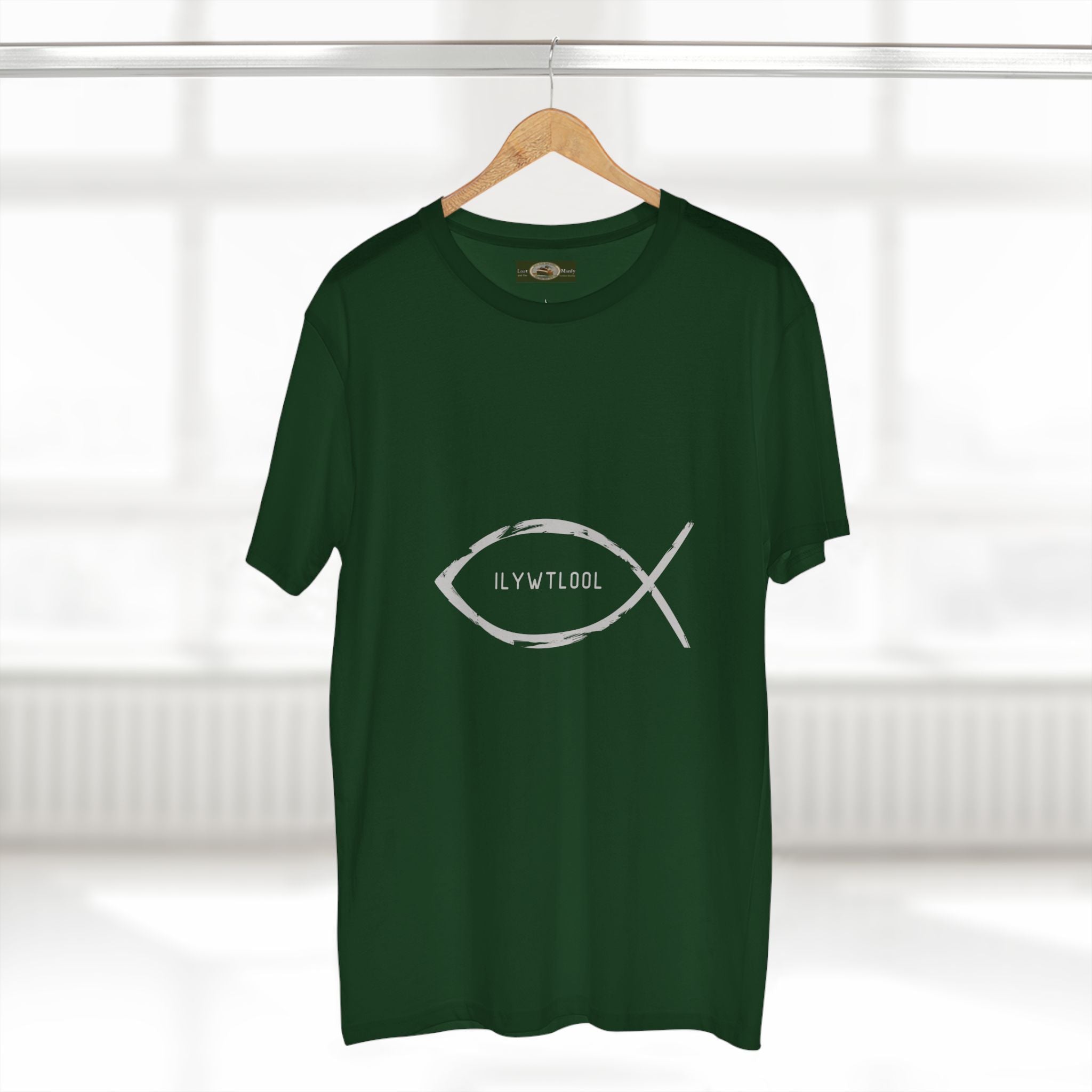 Christian Fish acronym (ILYWTLOOL) custom logo Printify
