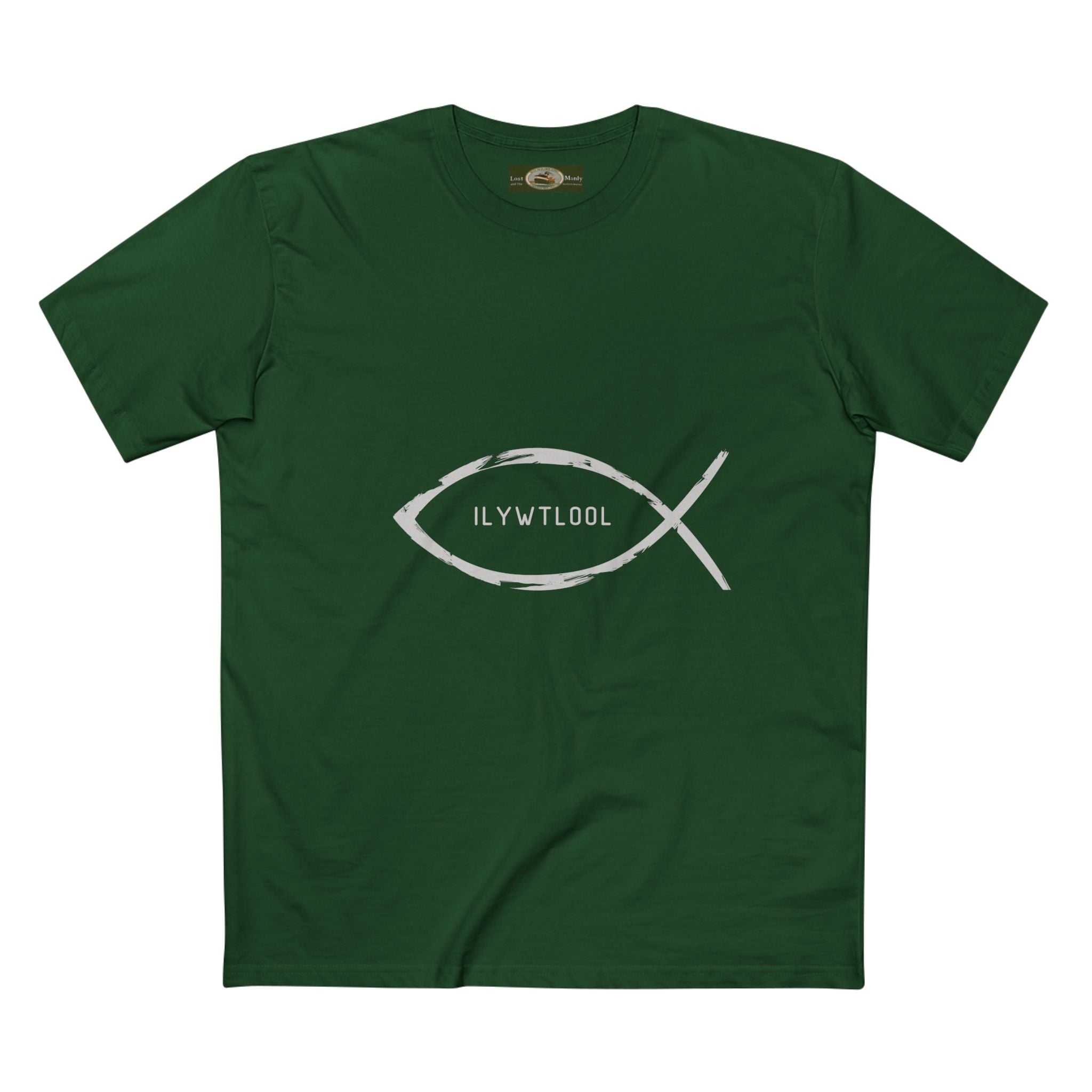 Christian Fish acronym (ILYWTLOOL) custom logo Printify