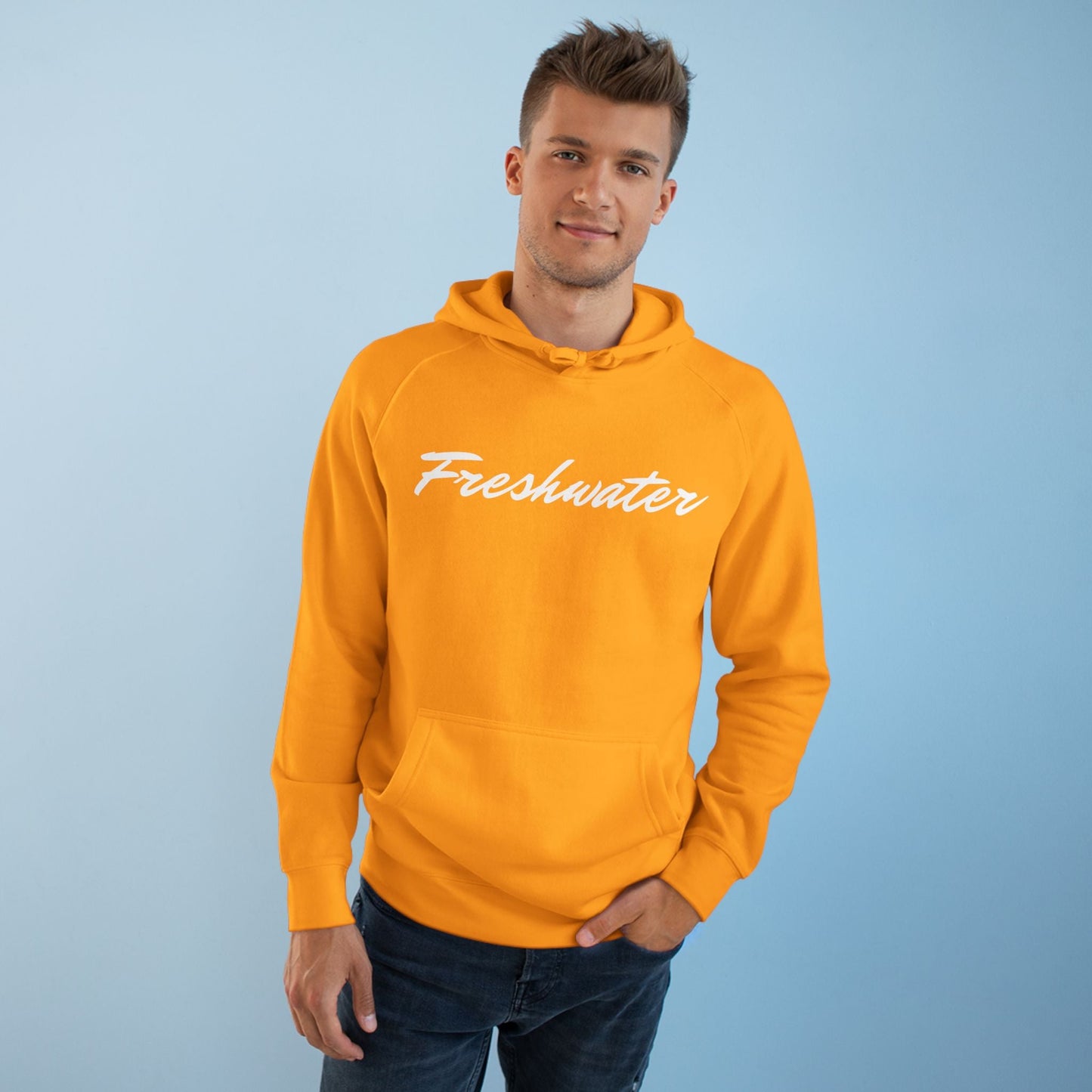 Freshwater Custom Logo Unisex Hoodie 