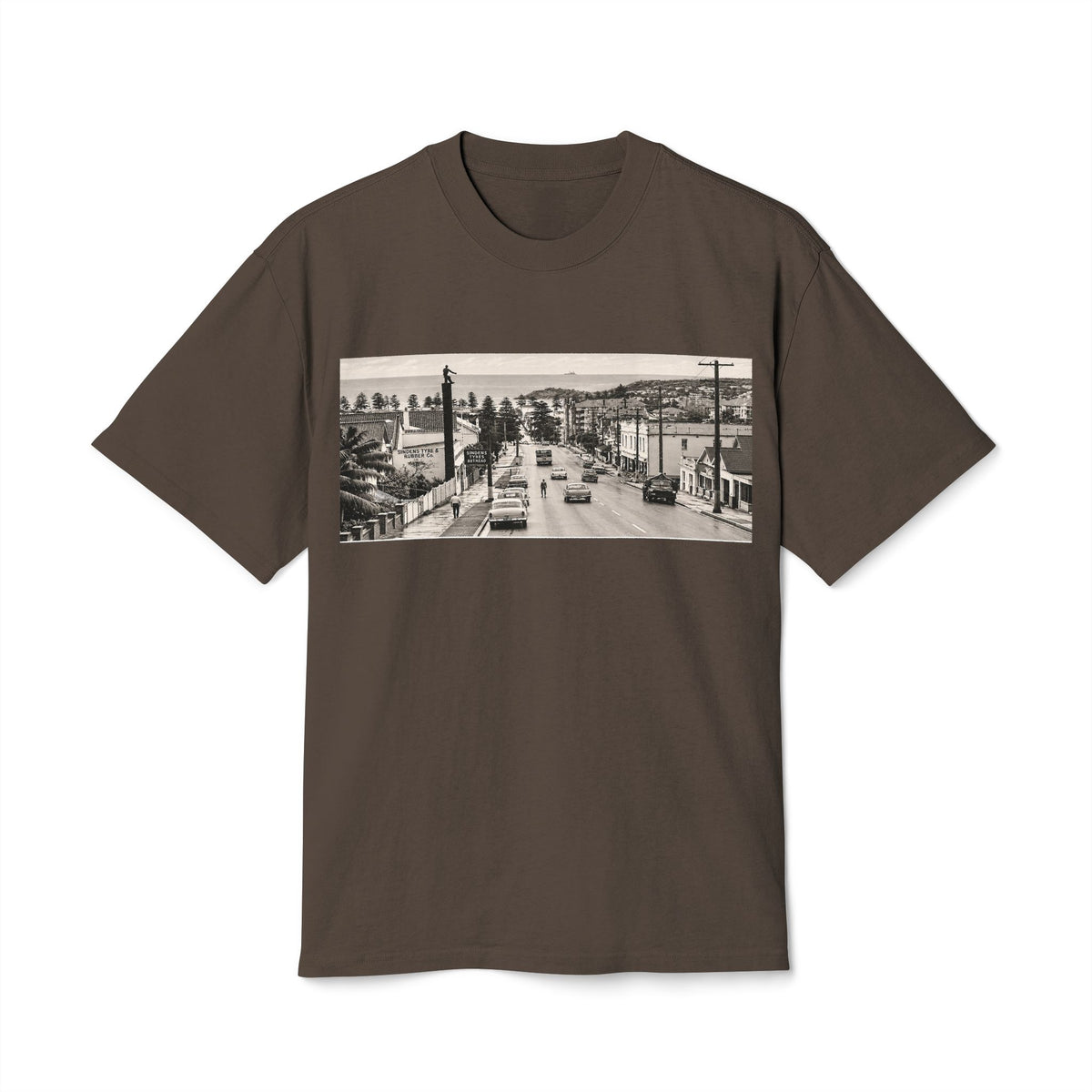 Sindens Tyre Man — Retro Manly Graphic T-Shirt