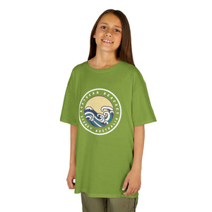 Ocean Wave Kids Cotton Tee – Northern Beaches logo 